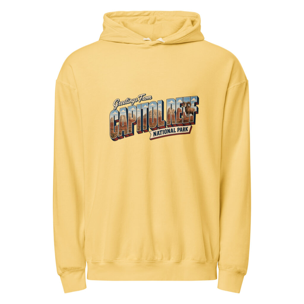 Capitol Reef National Park Postcard Hoodie