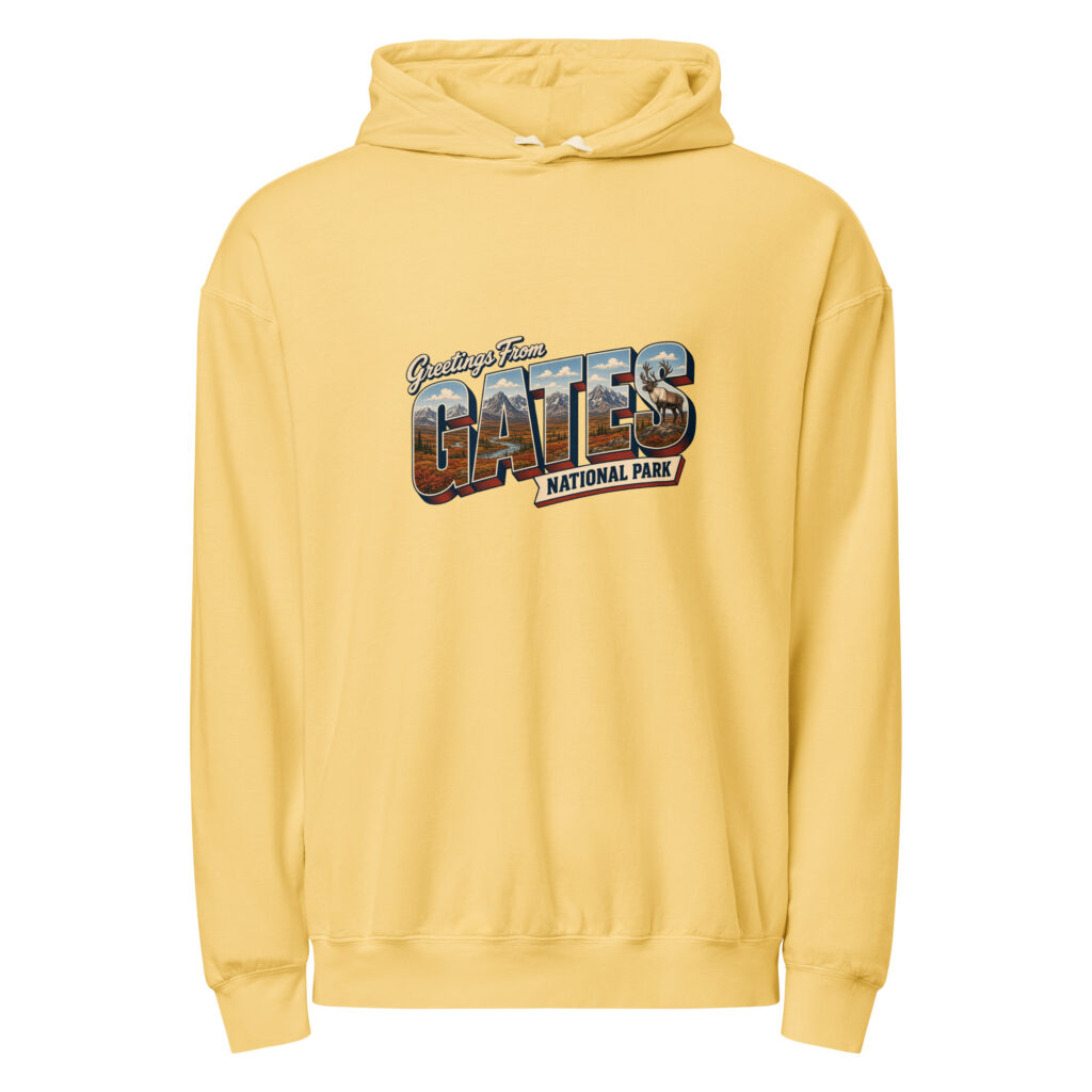 Gates of the Arctic National Park Postcard Hoodie