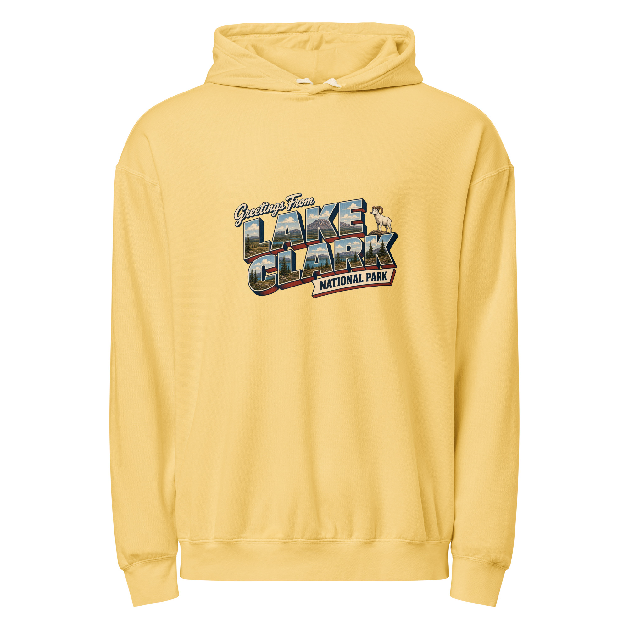 Lake Clark National Park Postcard Hoodie - Image 7
