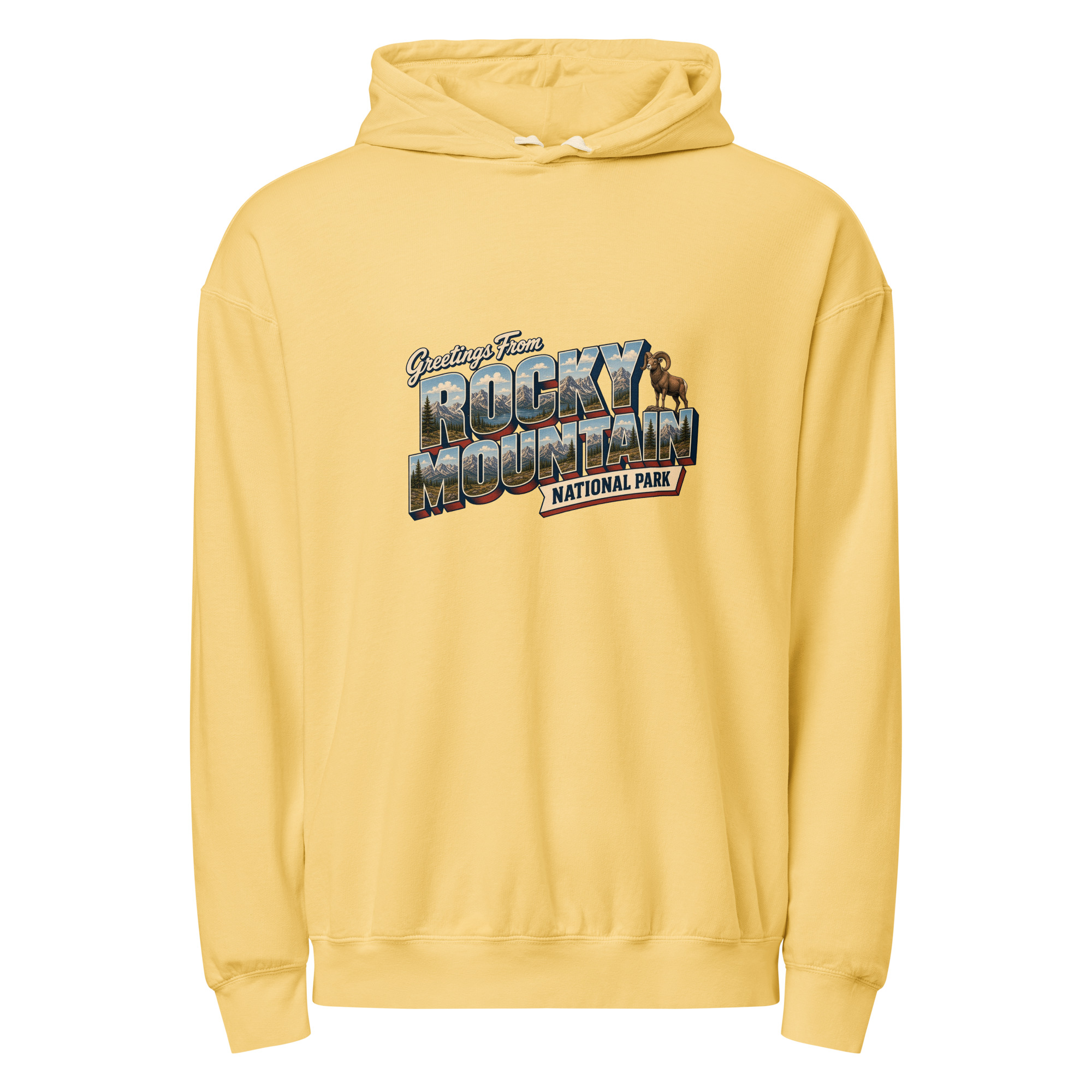 Rocky Mountain National Park Postcard Hoodie
