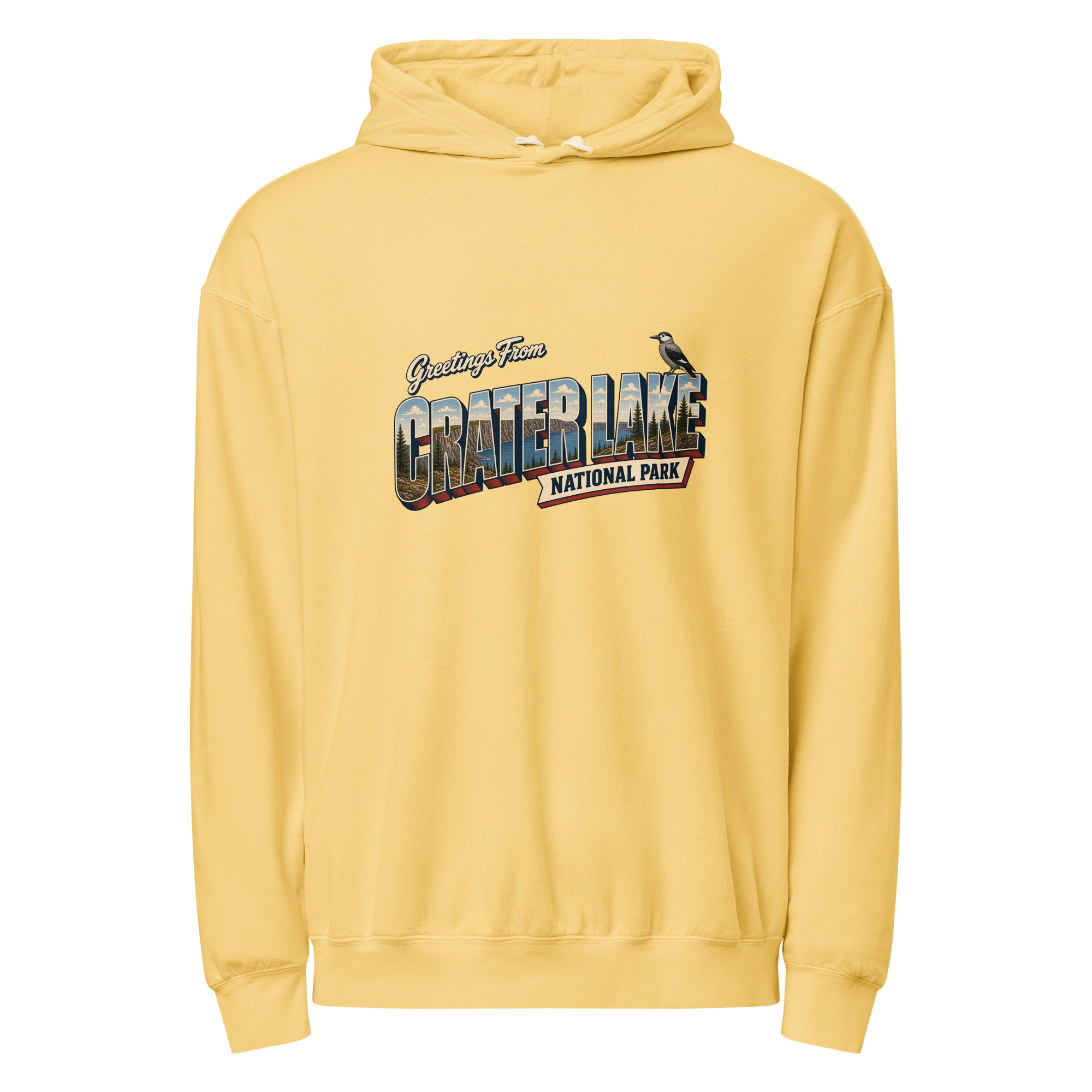 Crater Lake National Park Postcard Hoodie - Image 6