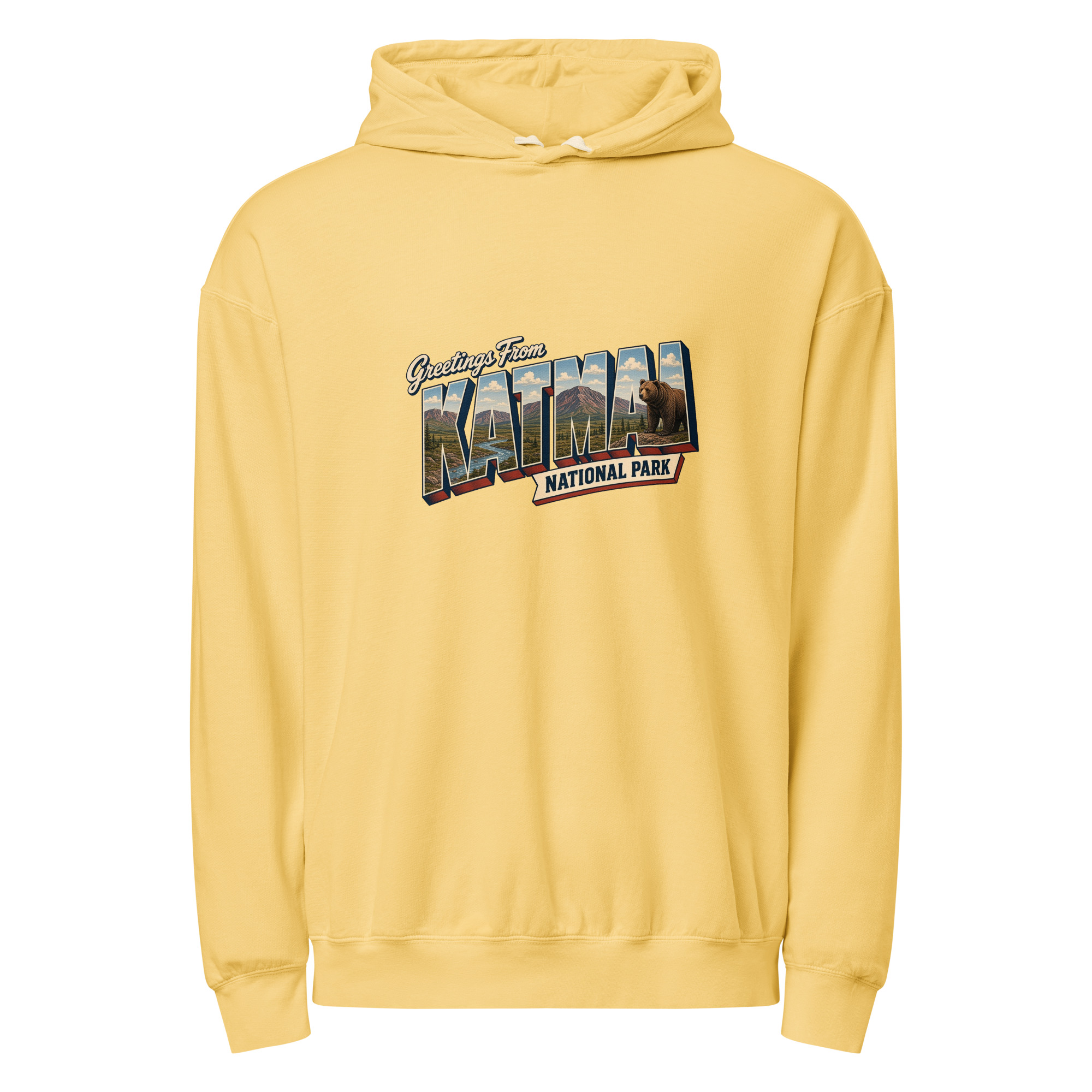 Katmai National Park Postcard Hoodie - Image 7
