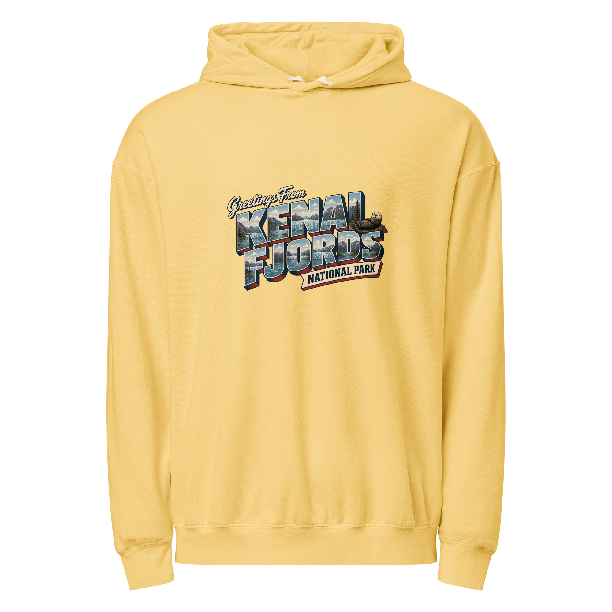 Kenai Fjords National Park Postcard Hoodie - Image 7