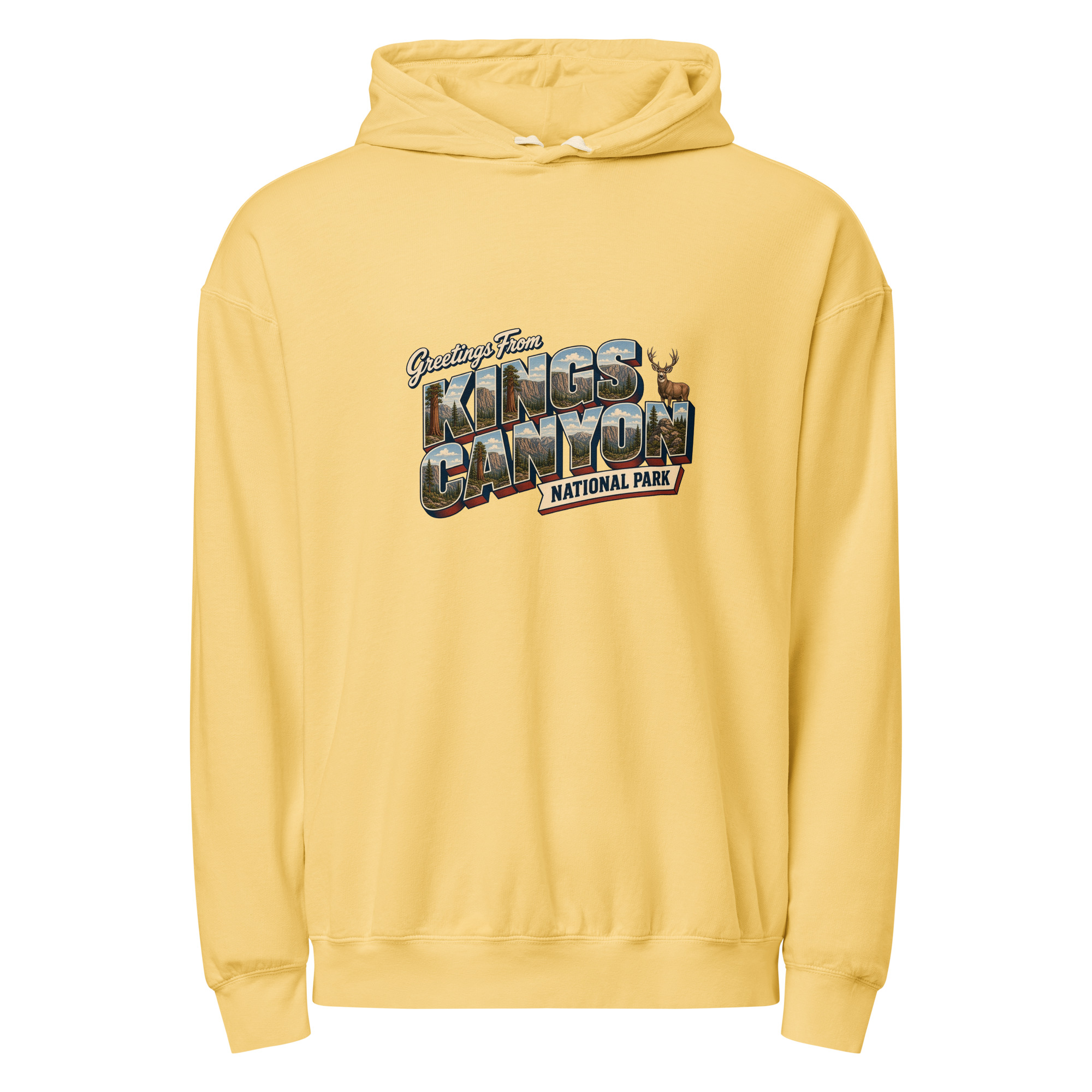 Kings Canyon National Park Postcard Hoodie
