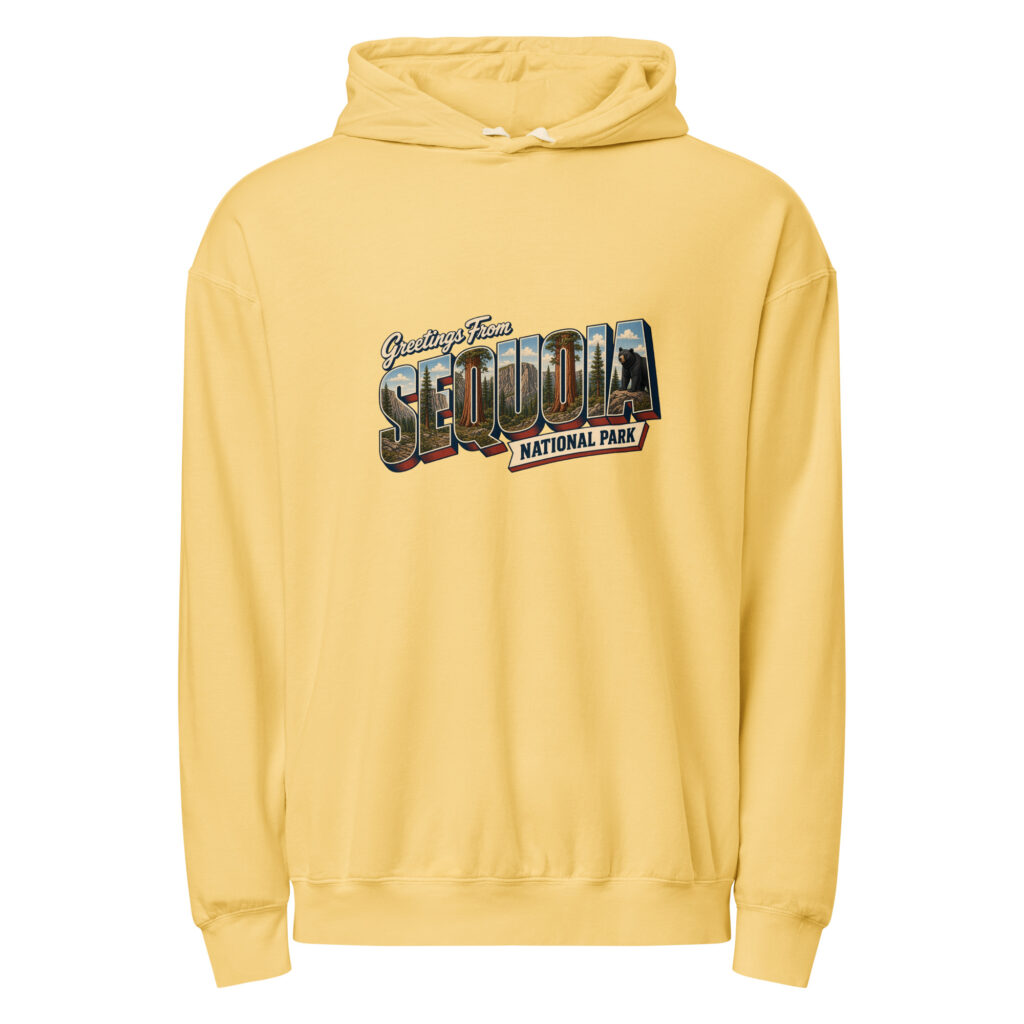 Sequoia National Park Postcard Hoodie