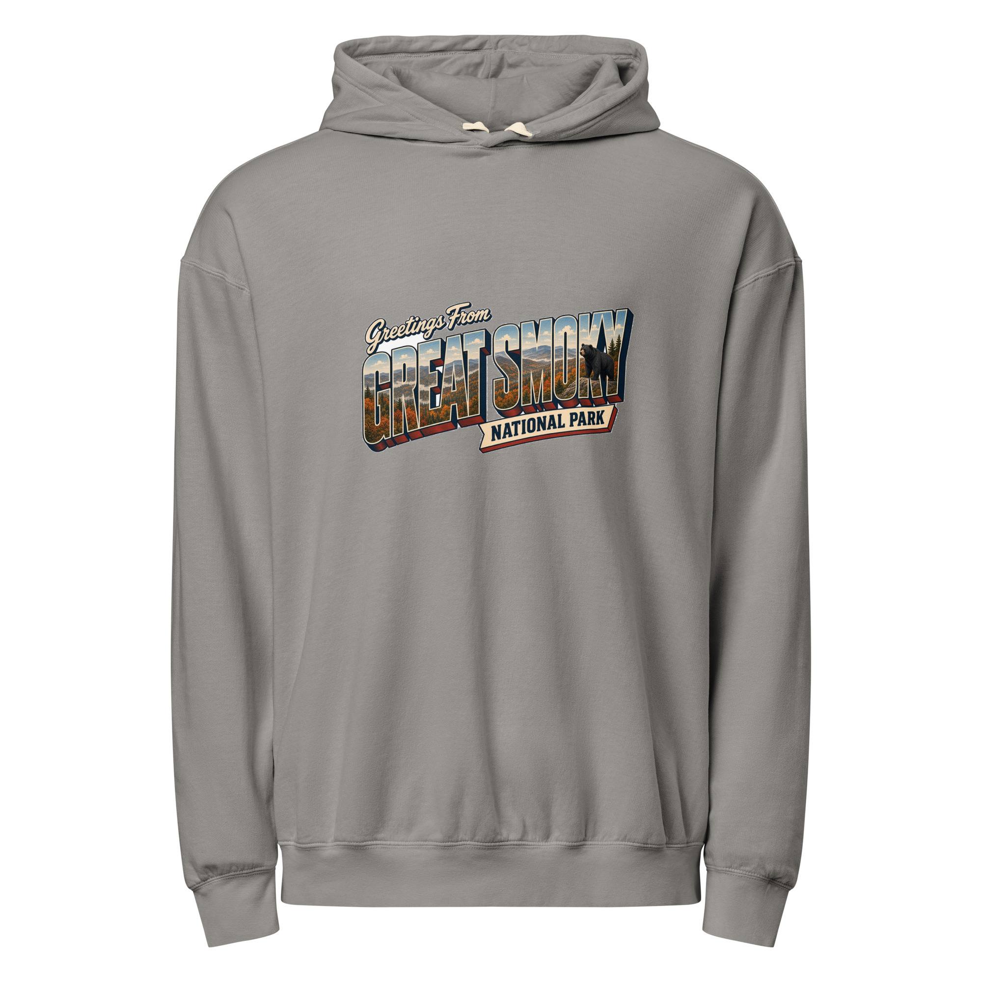 Great Smoky Mountains National Park Postcard Hoodie - Image 4