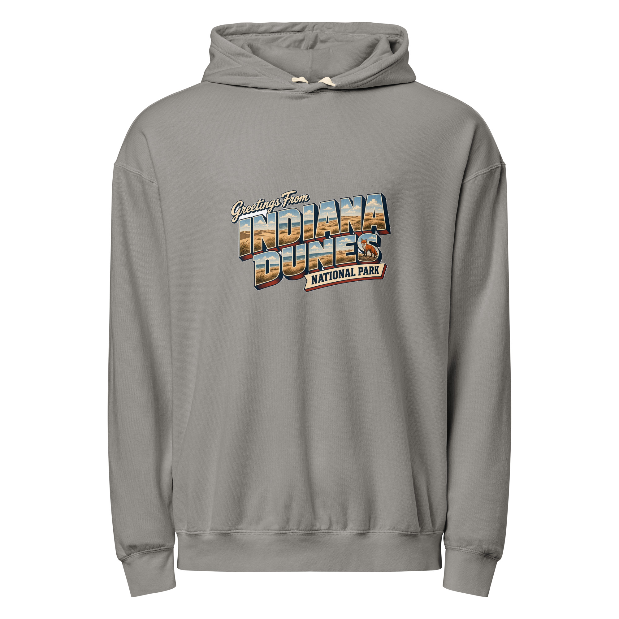 Indiana Dunes National Park Postcard Hoodie - Image 4