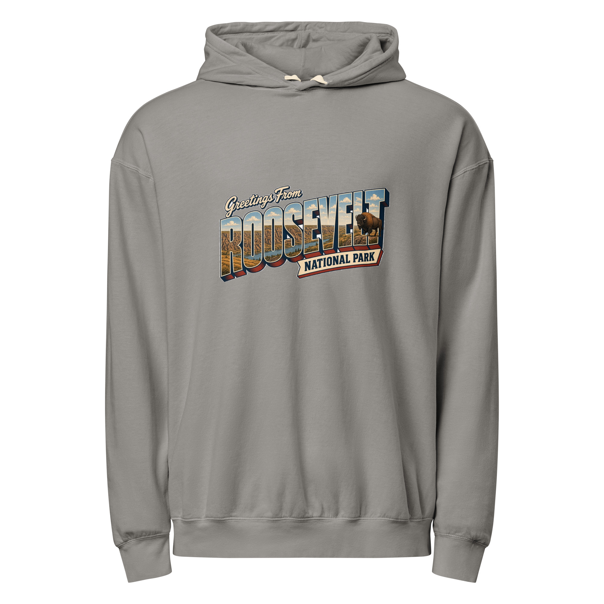 Theodore Roosevelt National Park Postcard Hoodie - Image 4