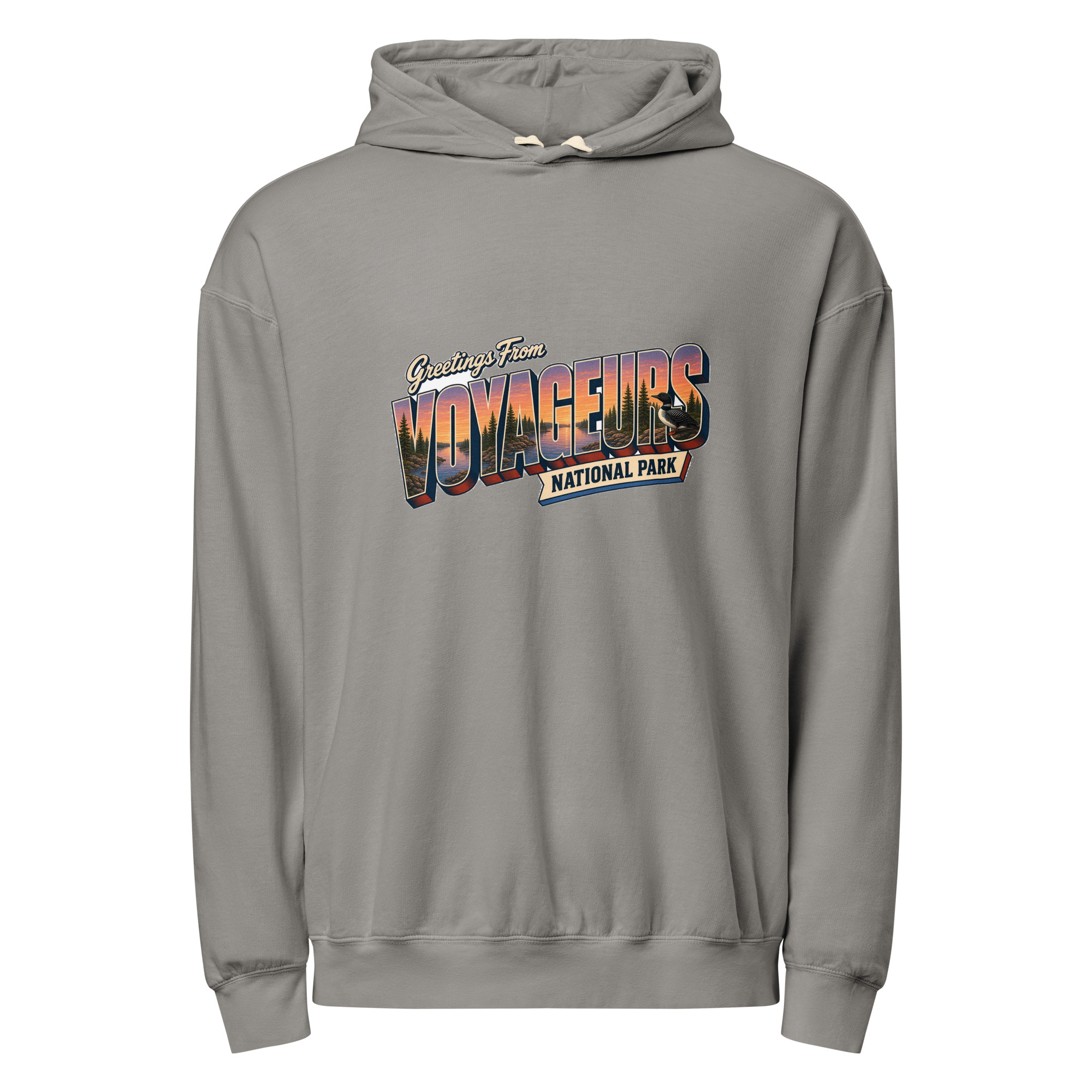 Voyageurs National Park Postcard Hoodie - Image 4