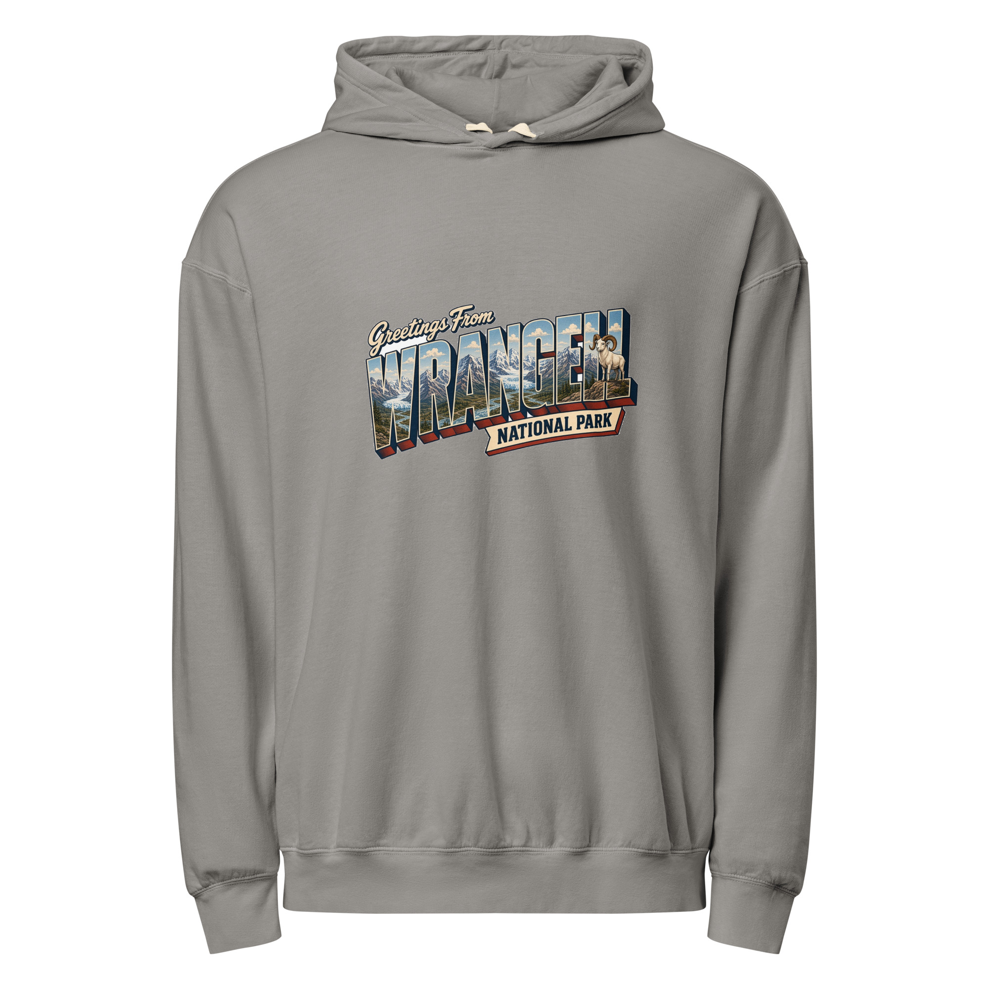 Wrangell–St. Elias National Park Postcard Hoodie - Image 4