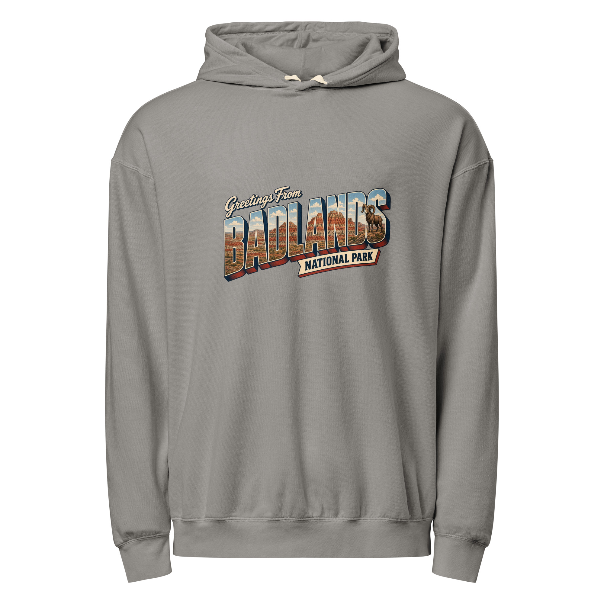 Badlands National Park Postcard Hoodie - Image 4