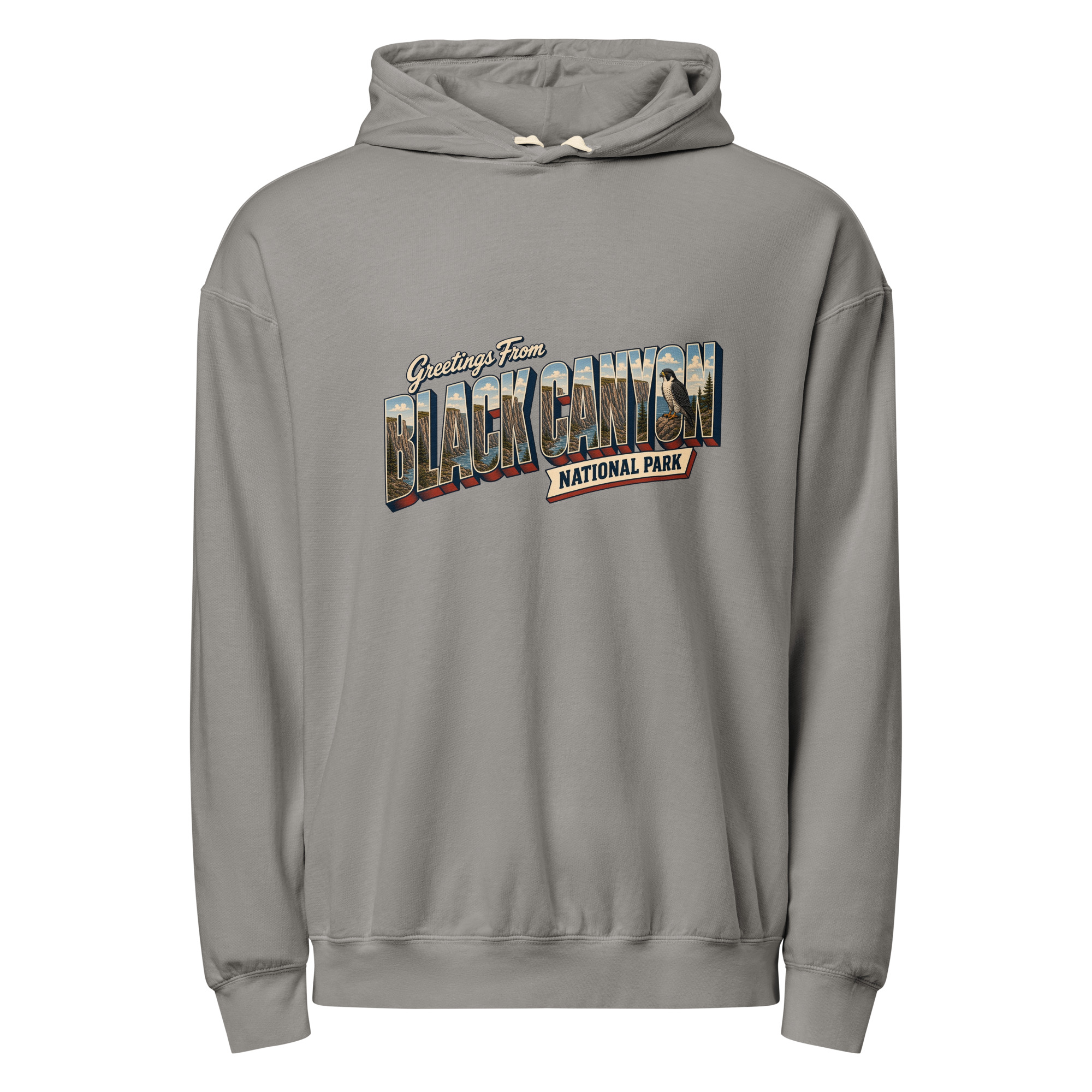 Black Canyon of the Gunnison National Park Postcard Hoodie - Image 4