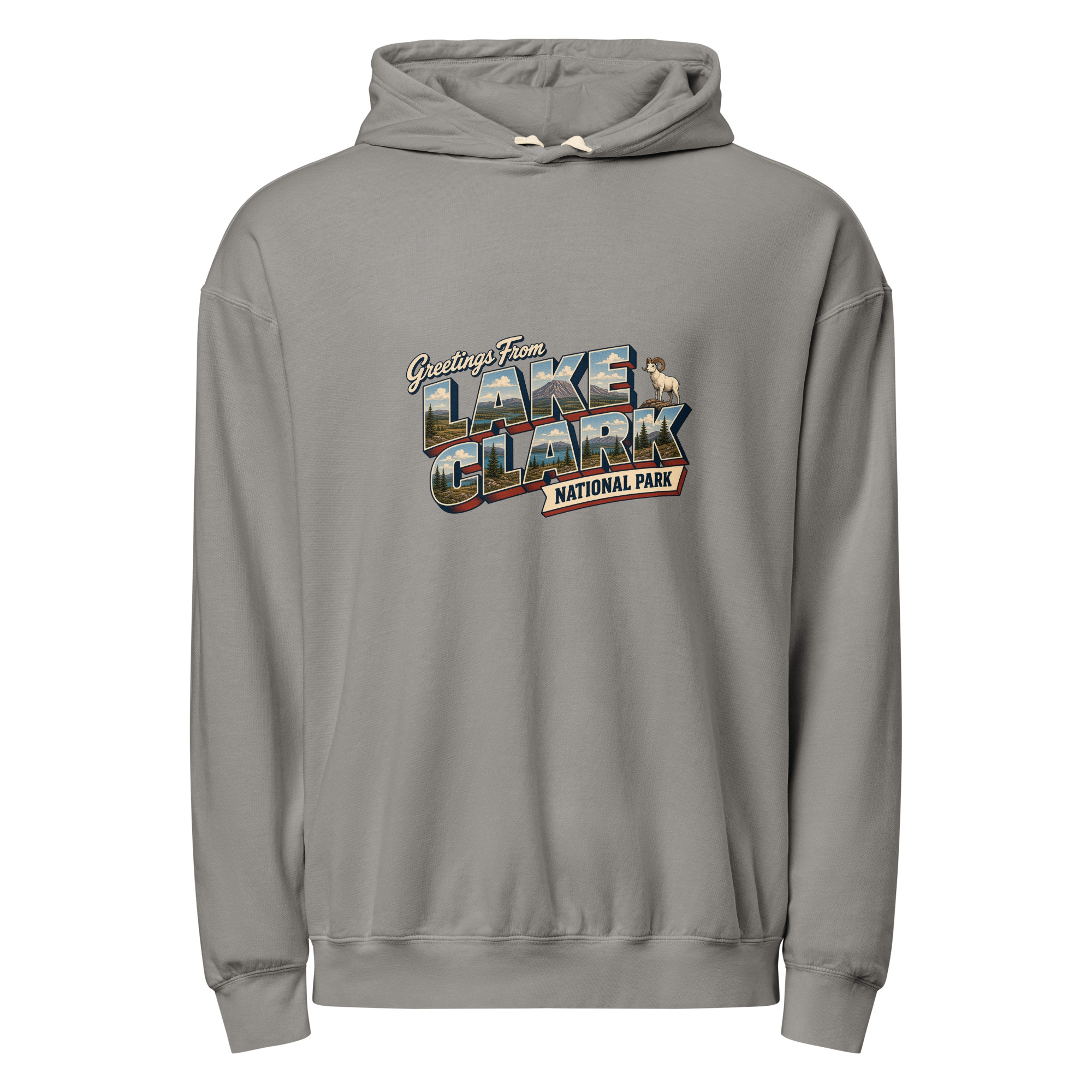Lake Clark National Park Postcard Hoodie - Image 4