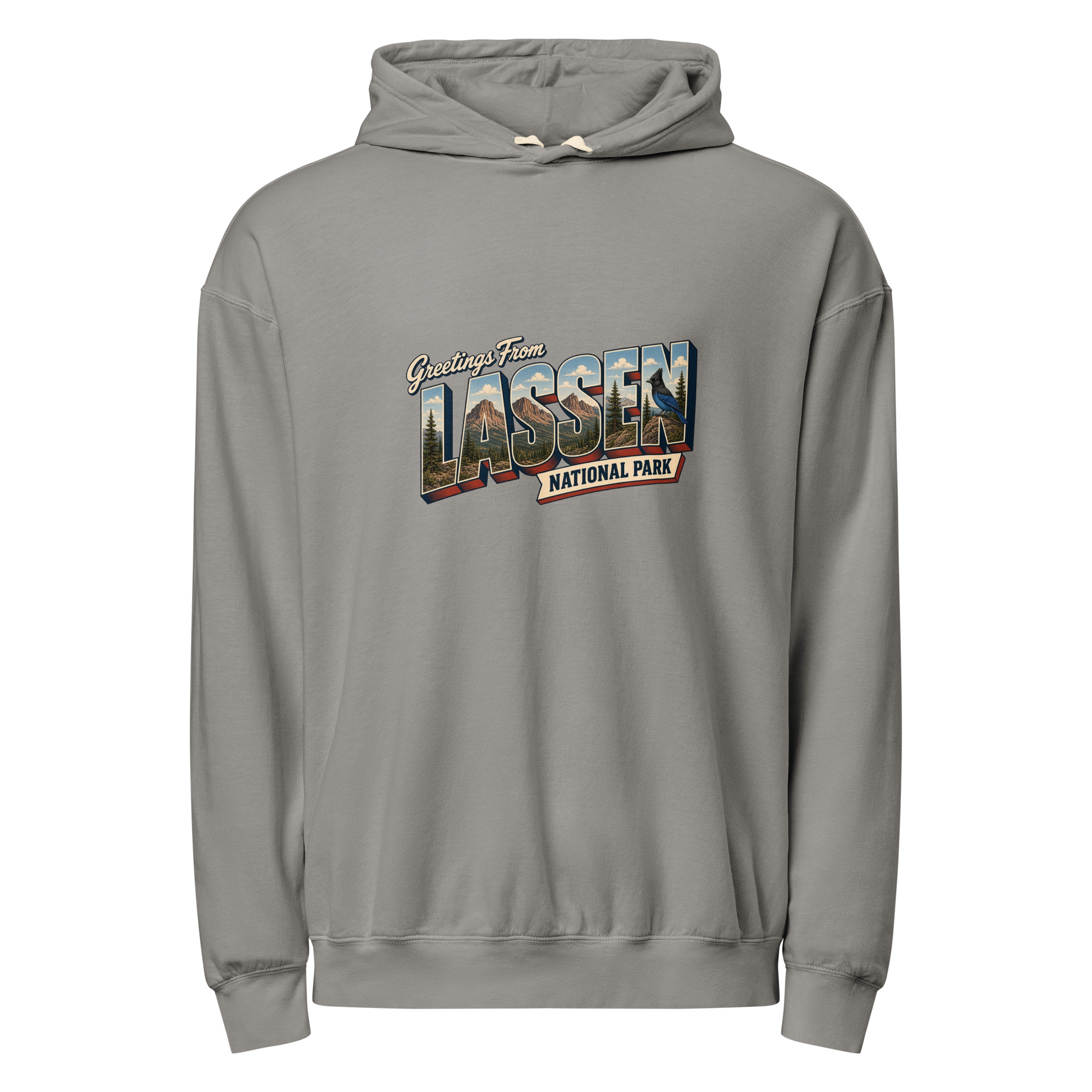 Lassen Volcanic National Park Postcard Hoodie - Image 4