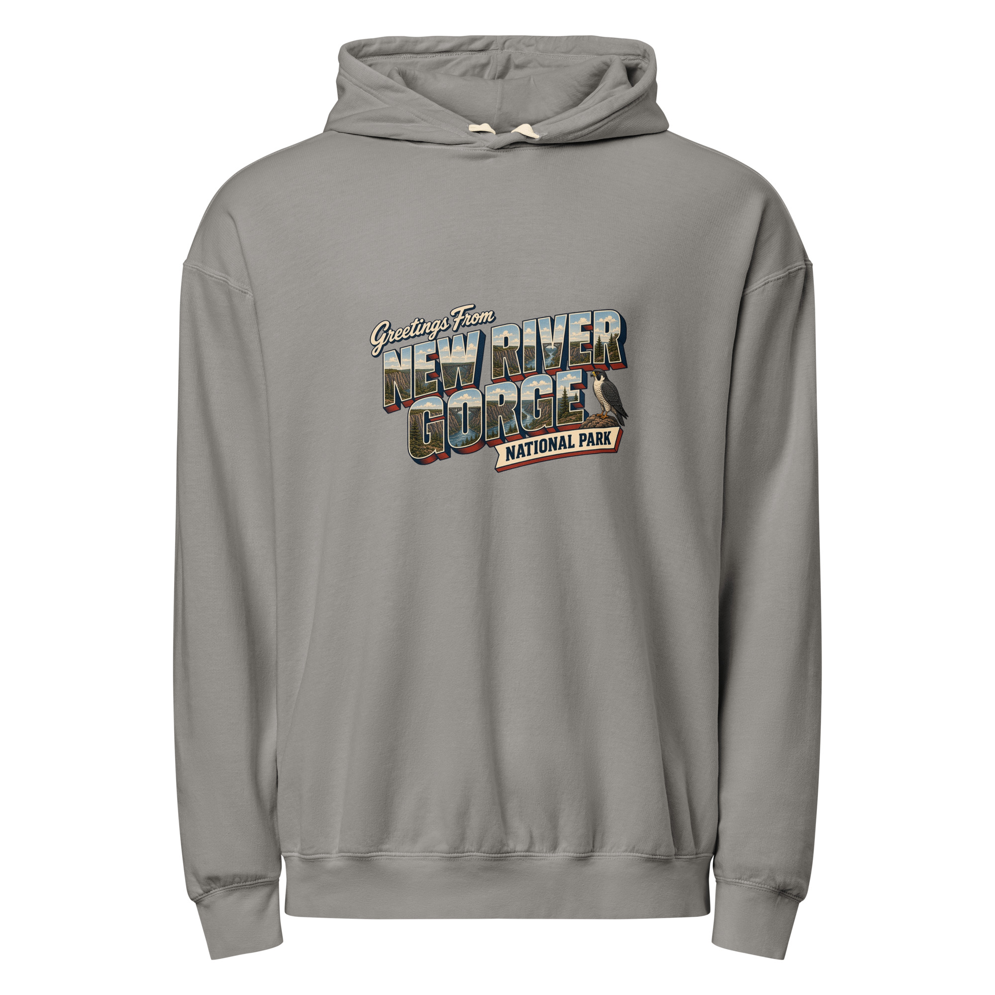 New River Gorge National Park Postcard Hoodie - Image 4