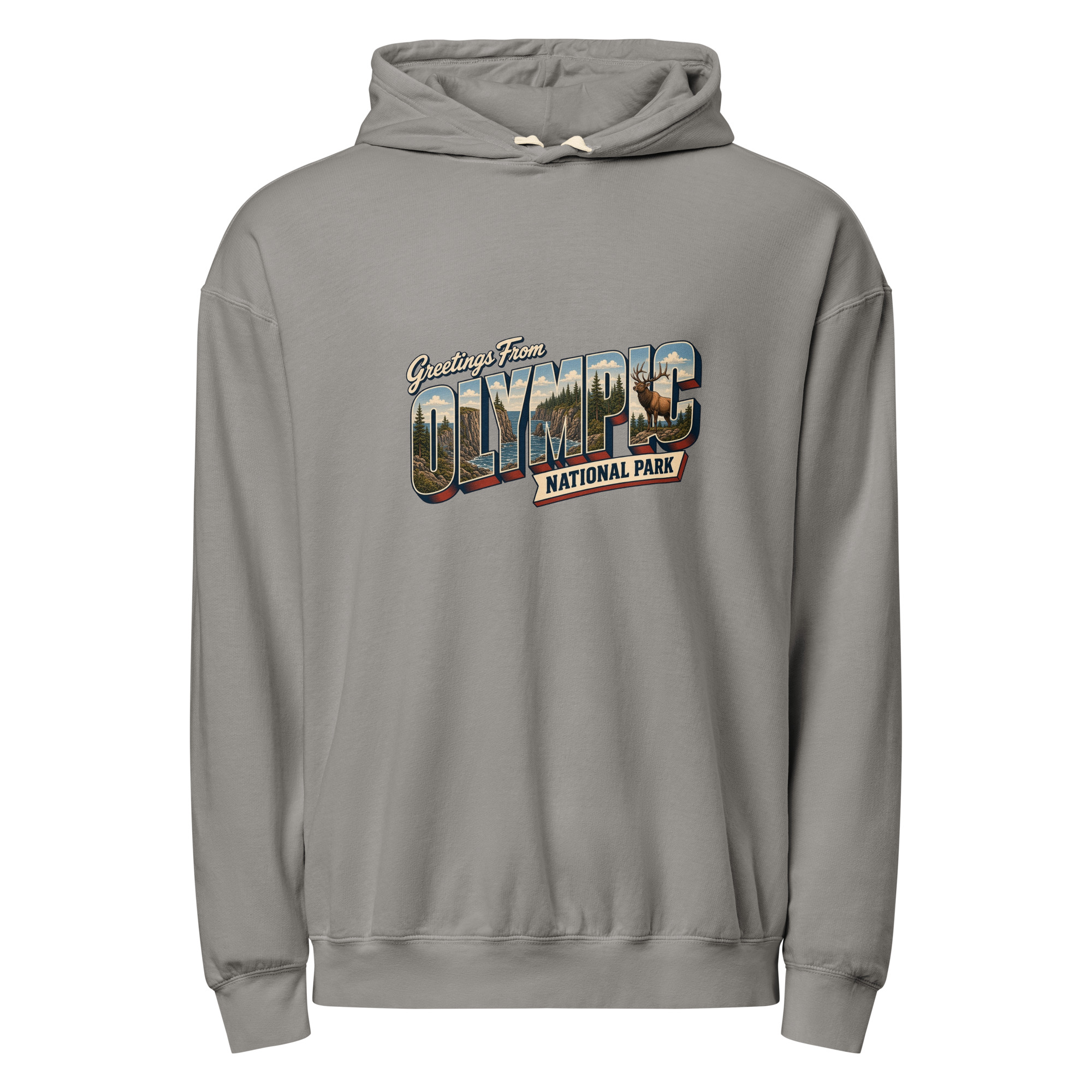 Olympic National Park Postcard Hoodie - Image 4