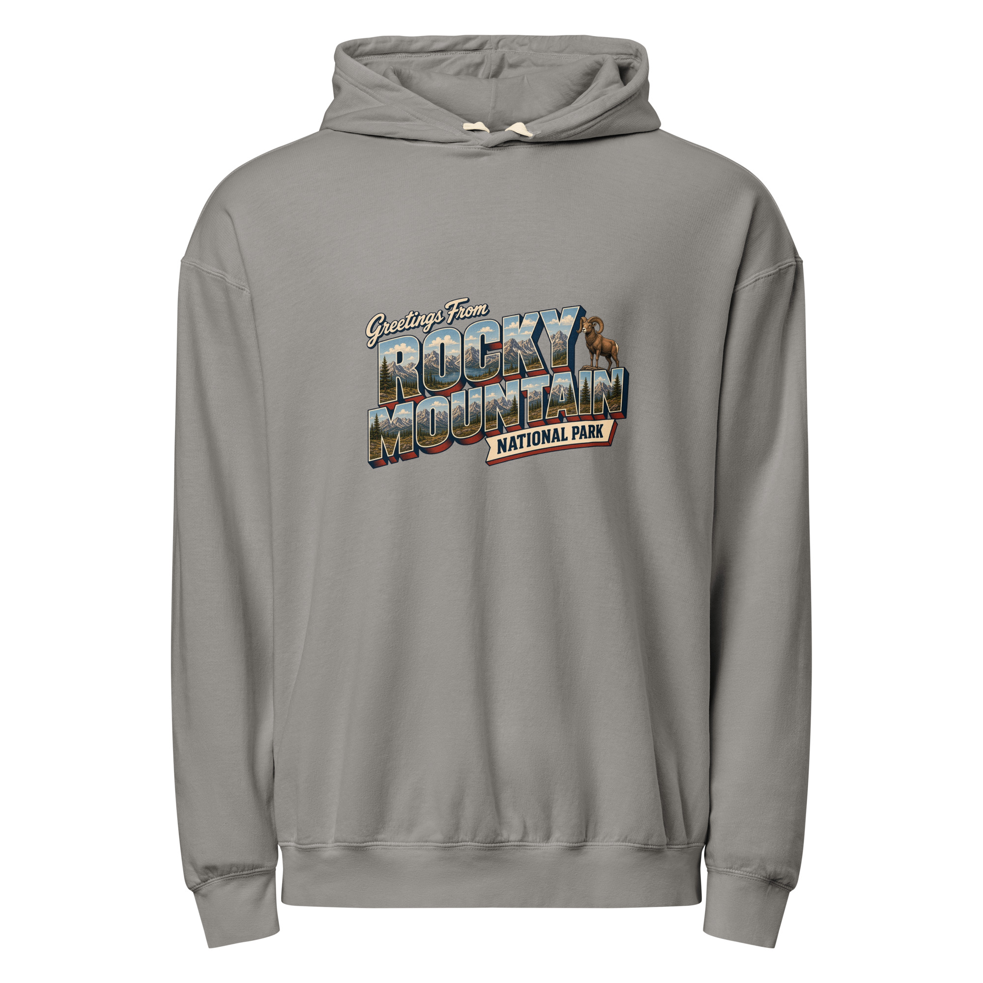 Rocky Mountain National Park Postcard Hoodie - Image 4