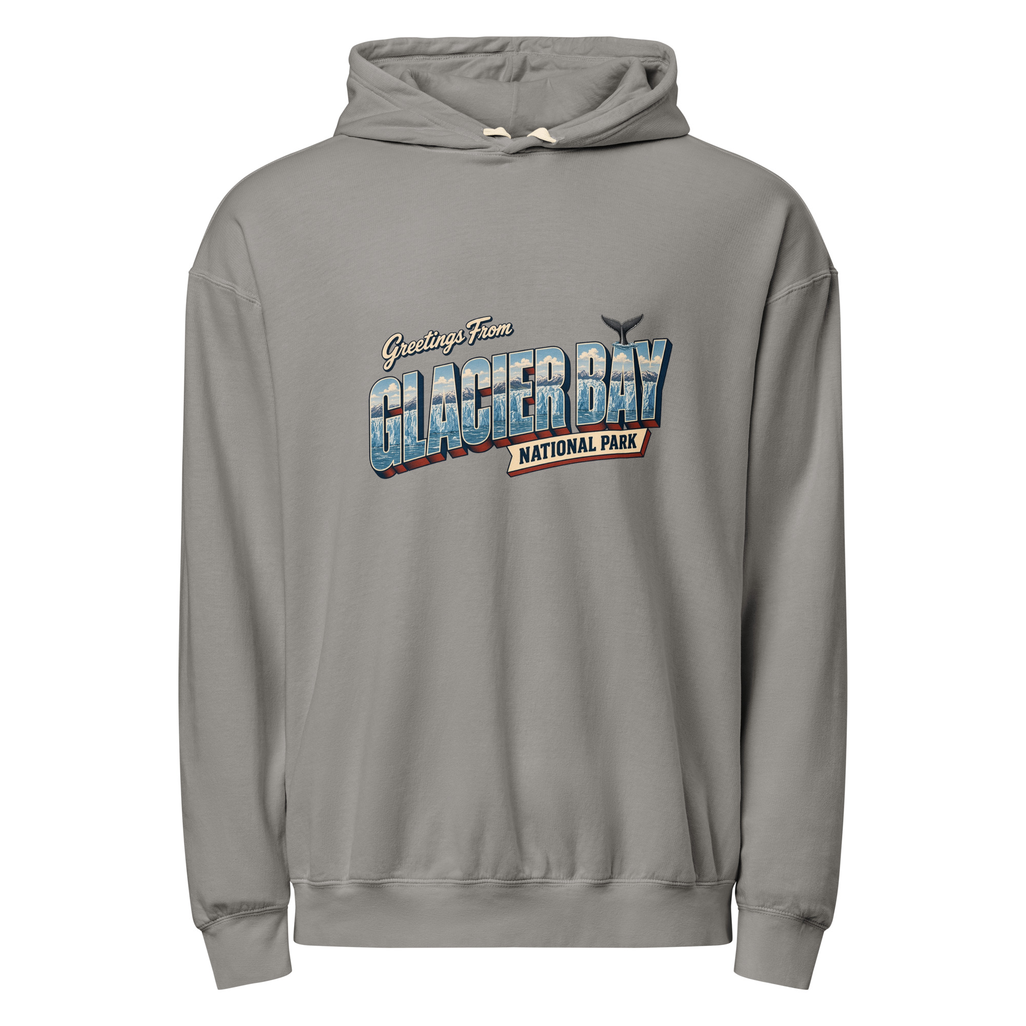 Glacier Bay National Park Postcard Hoodie - Image 4