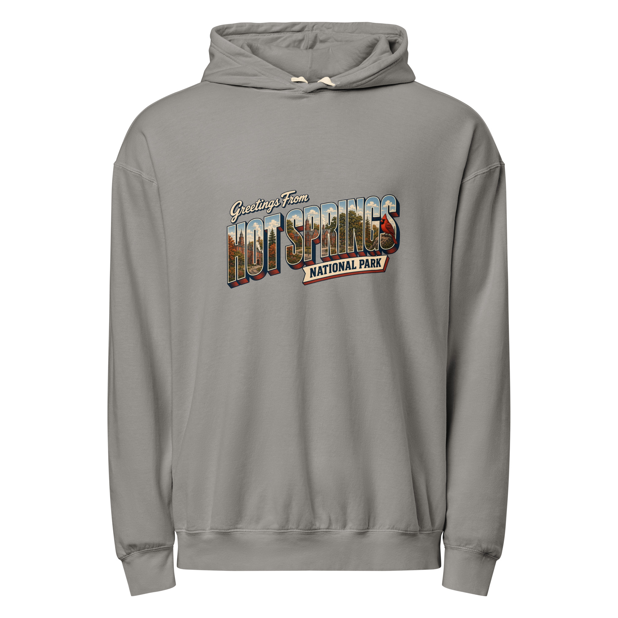 Hot Springs National Park Postcard Hoodie - Image 4