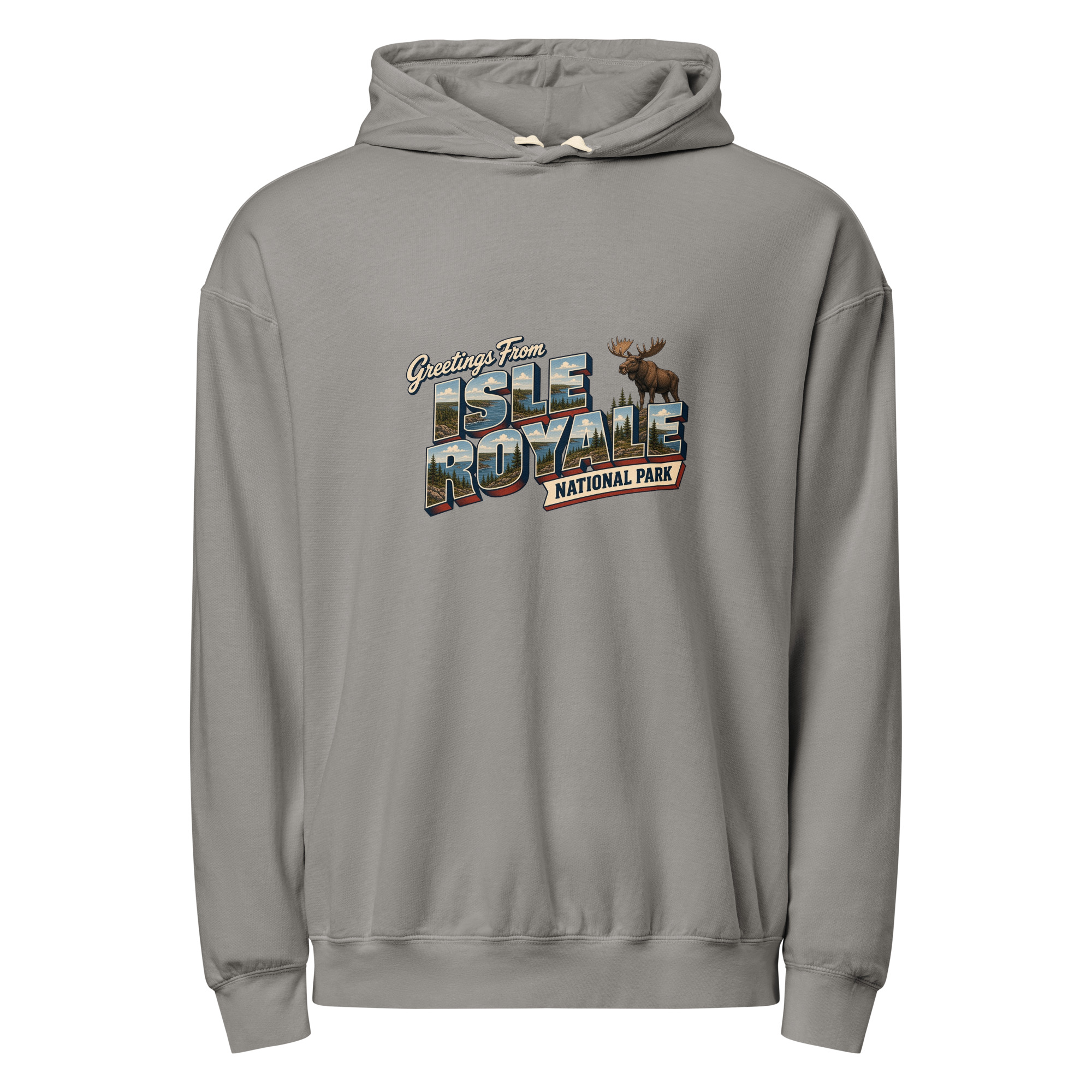 Isle Royale National Park Postcard Hoodie - Image 4