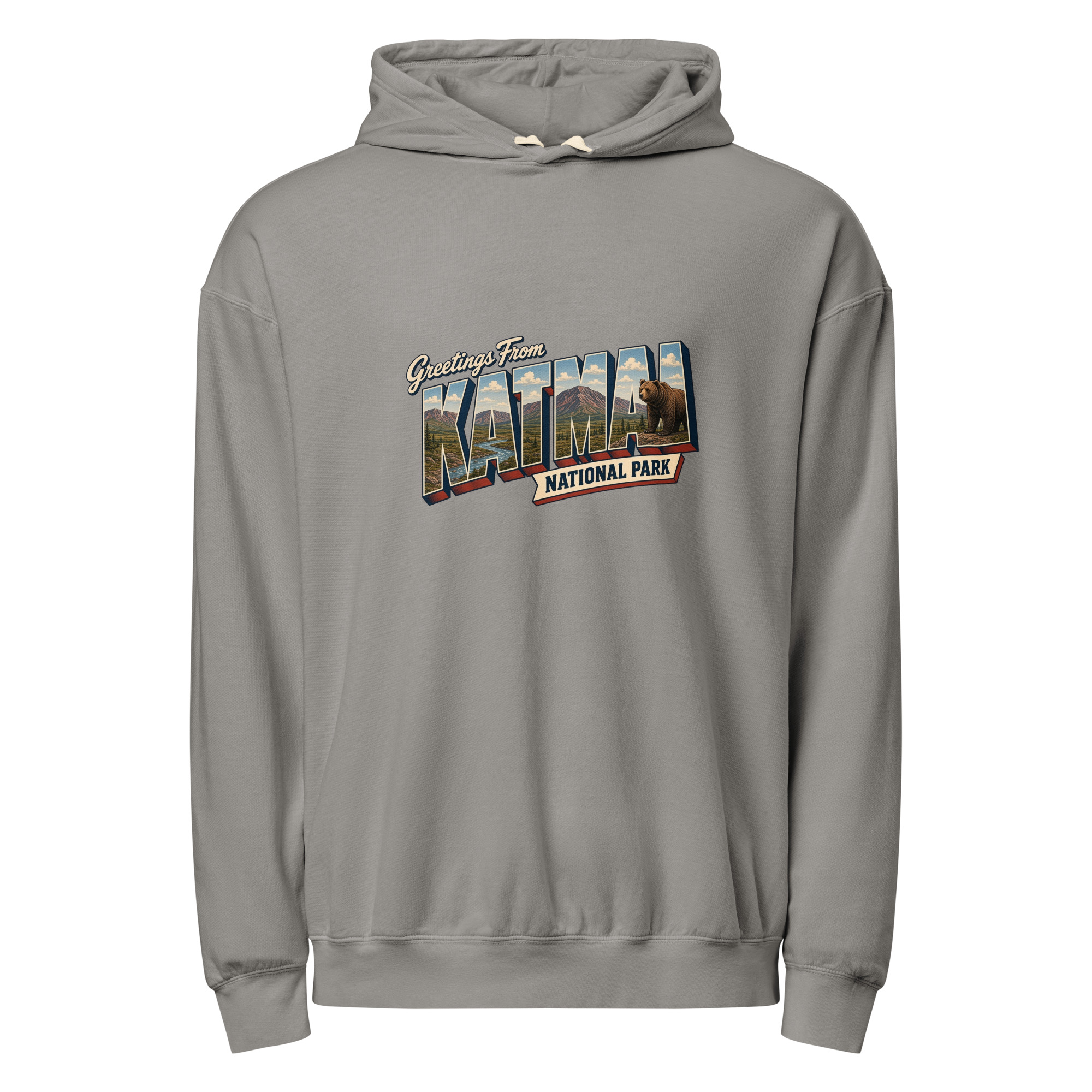 Katmai National Park Postcard Hoodie - Image 4
