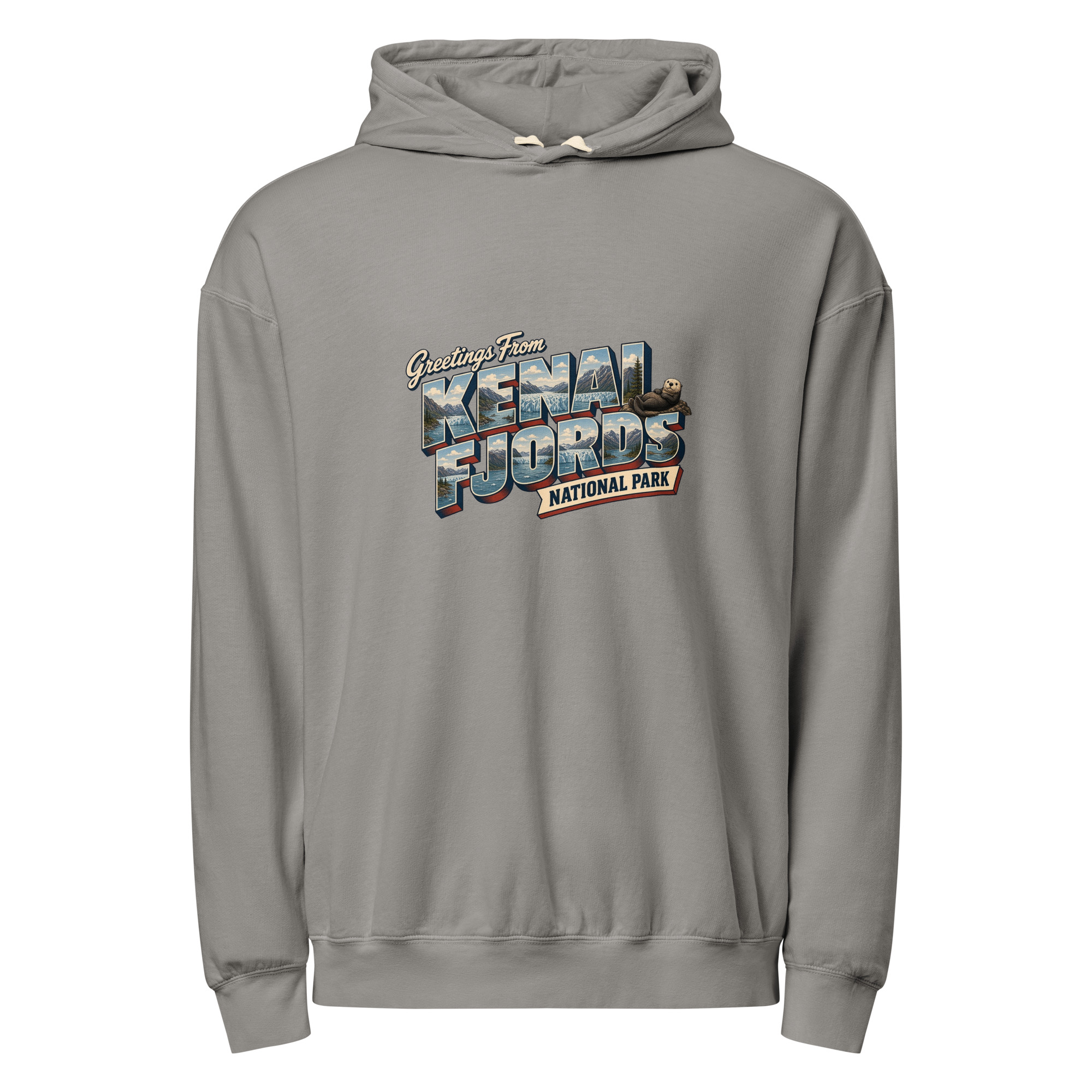 Kenai Fjords National Park Postcard Hoodie - Image 4