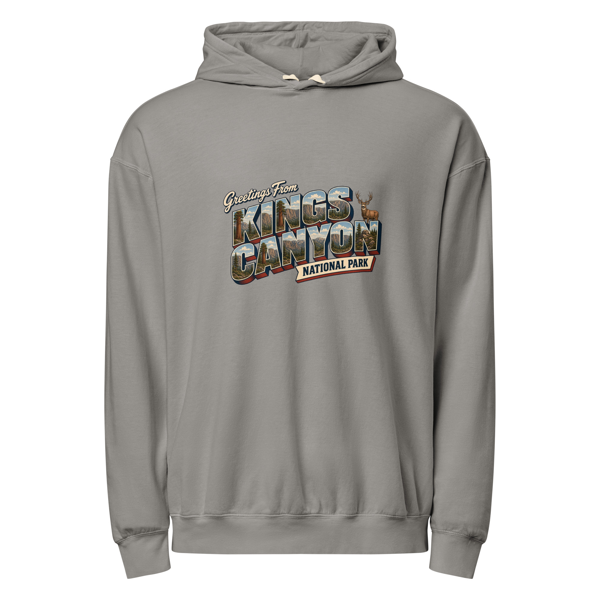 Kings Canyon National Park Postcard Hoodie - Image 4