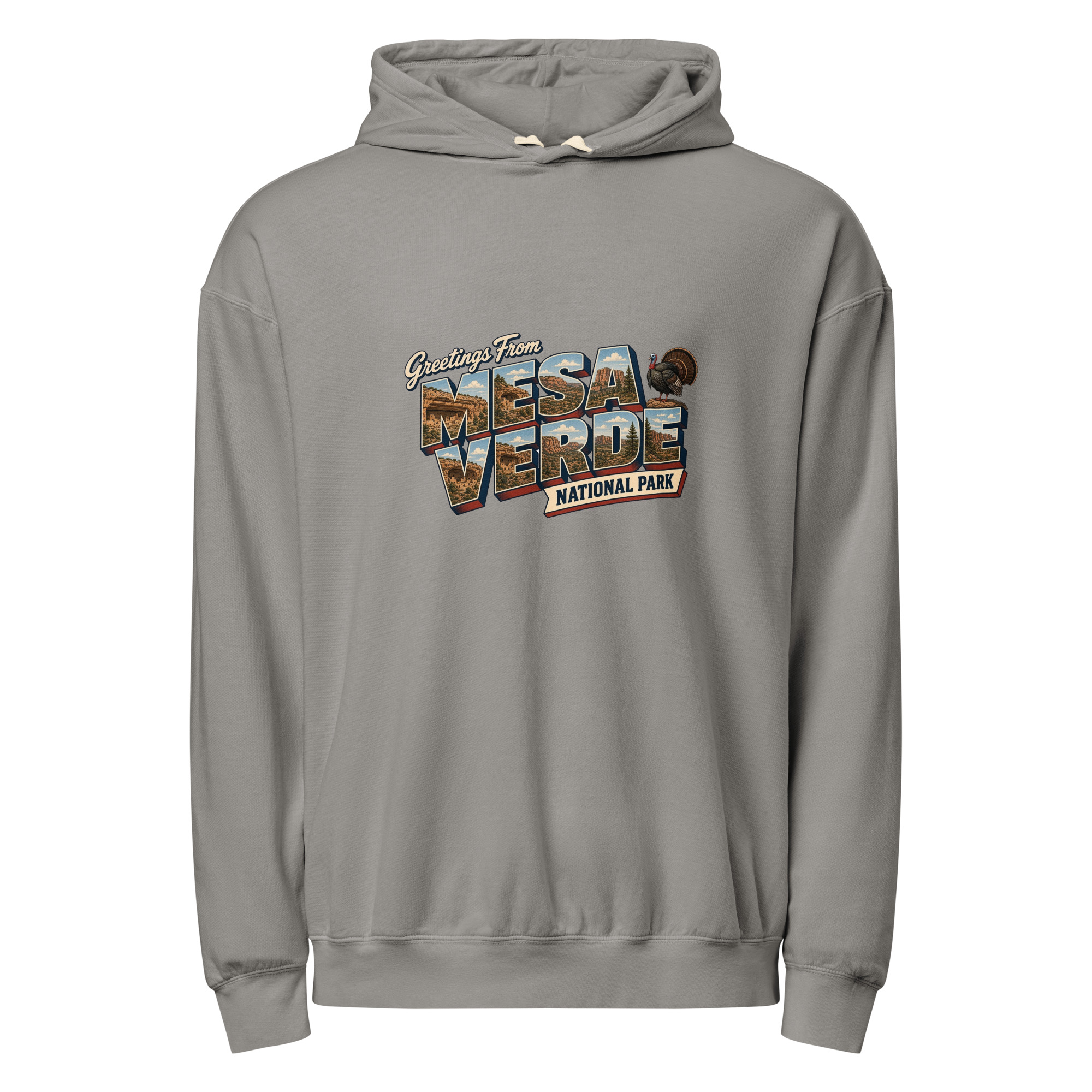 Mesa Verde National Park Postcard Hoodie - Image 4
