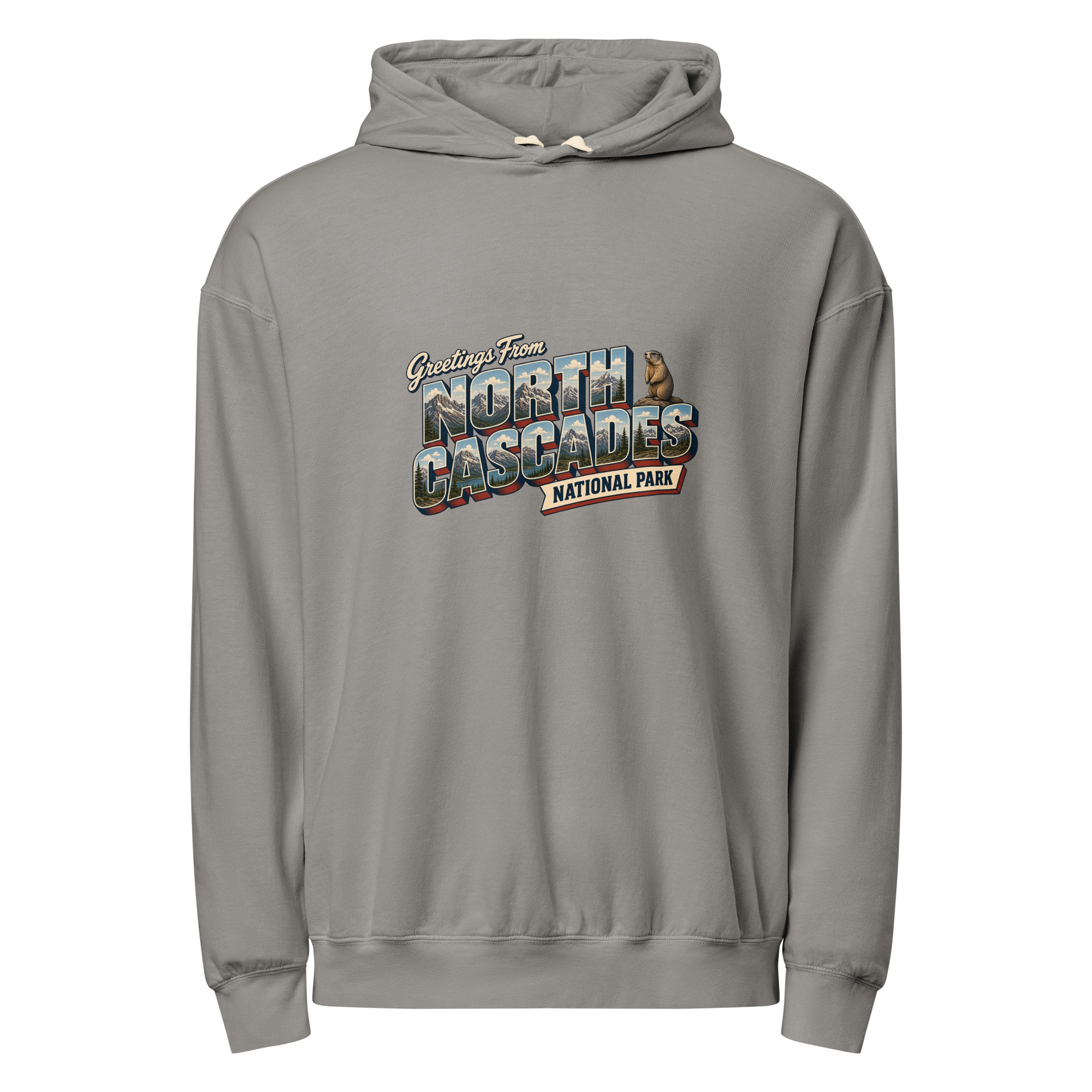 North Cascades National Park Postcard Hoodie - Image 4