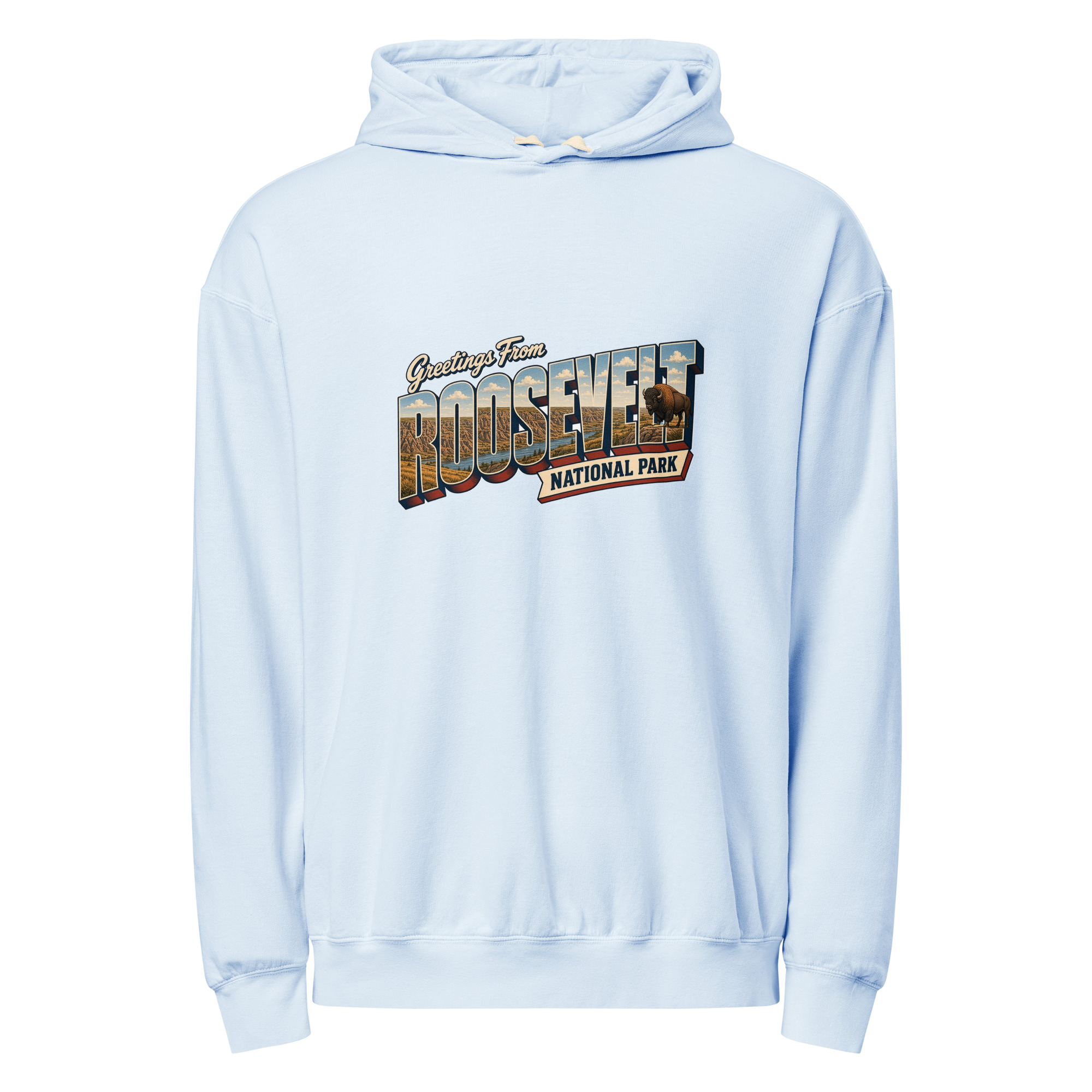 Theodore Roosevelt National Park Postcard Hoodie - Image 7