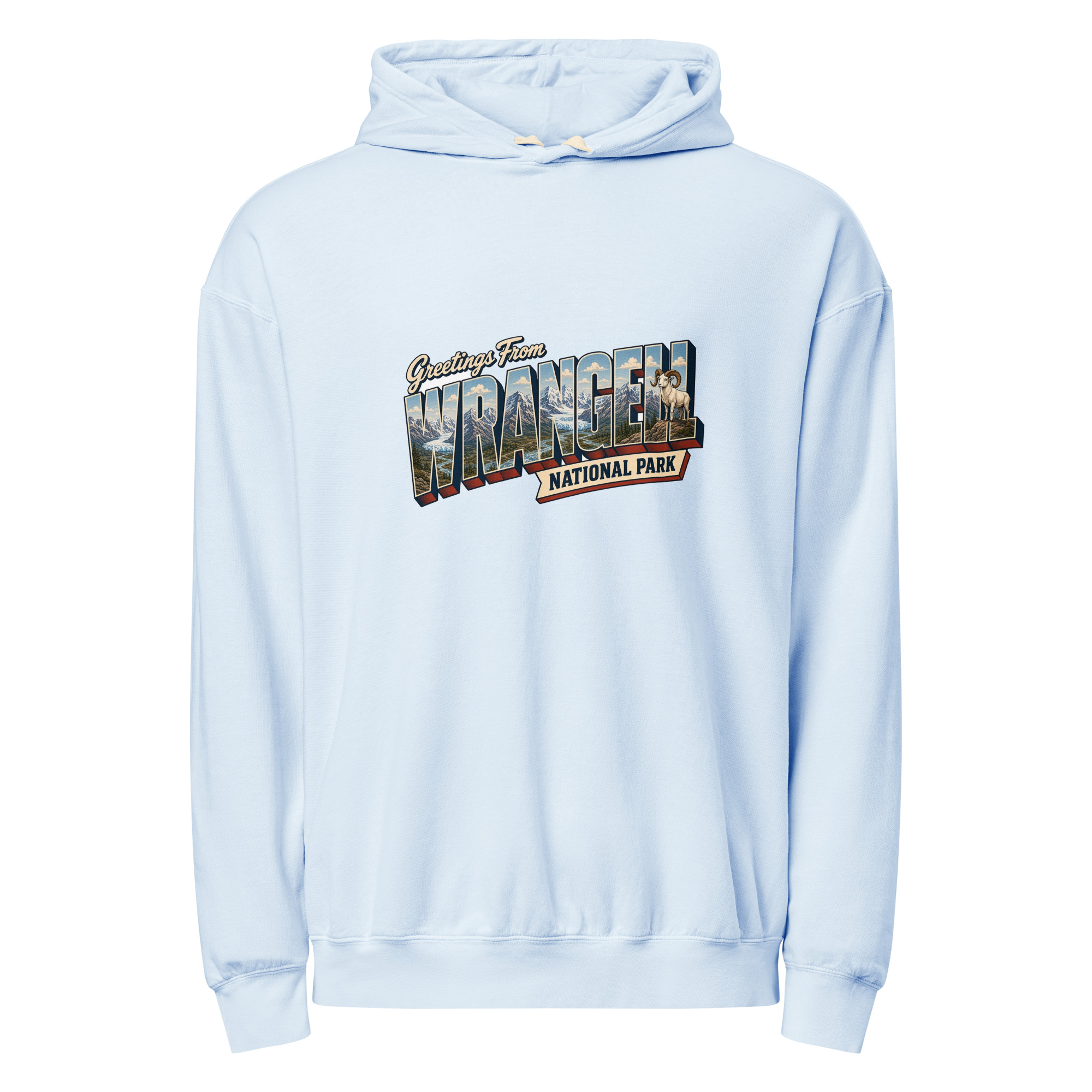 Wrangell–St. Elias National Park Postcard Hoodie - Image 7