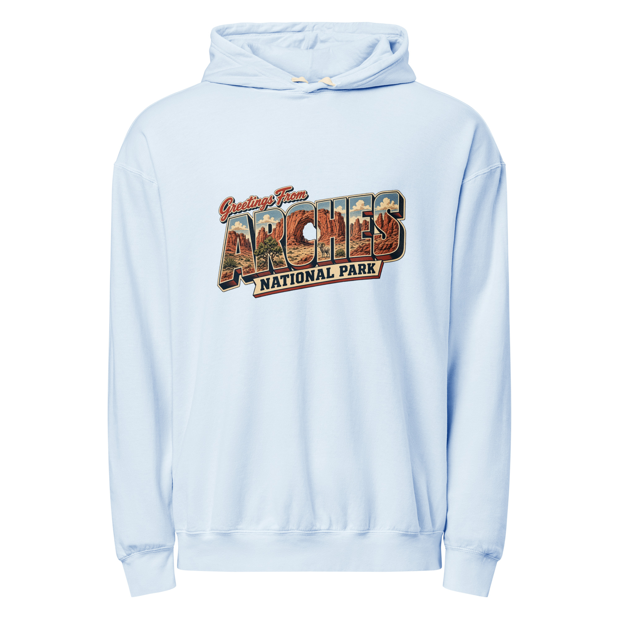 Arches National Park Postcard Hoodie - Image 7