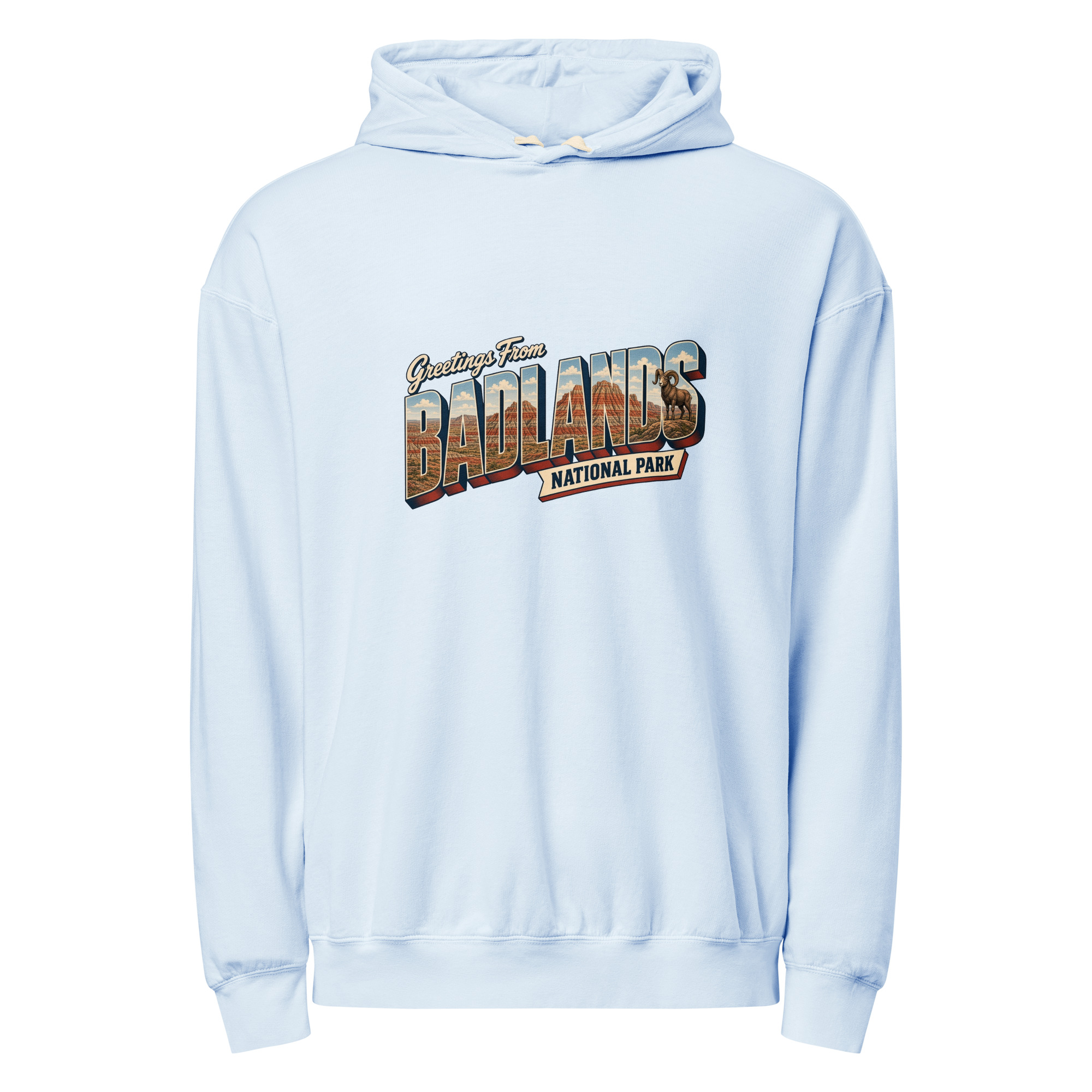 Badlands National Park Postcard Hoodie - Image 7