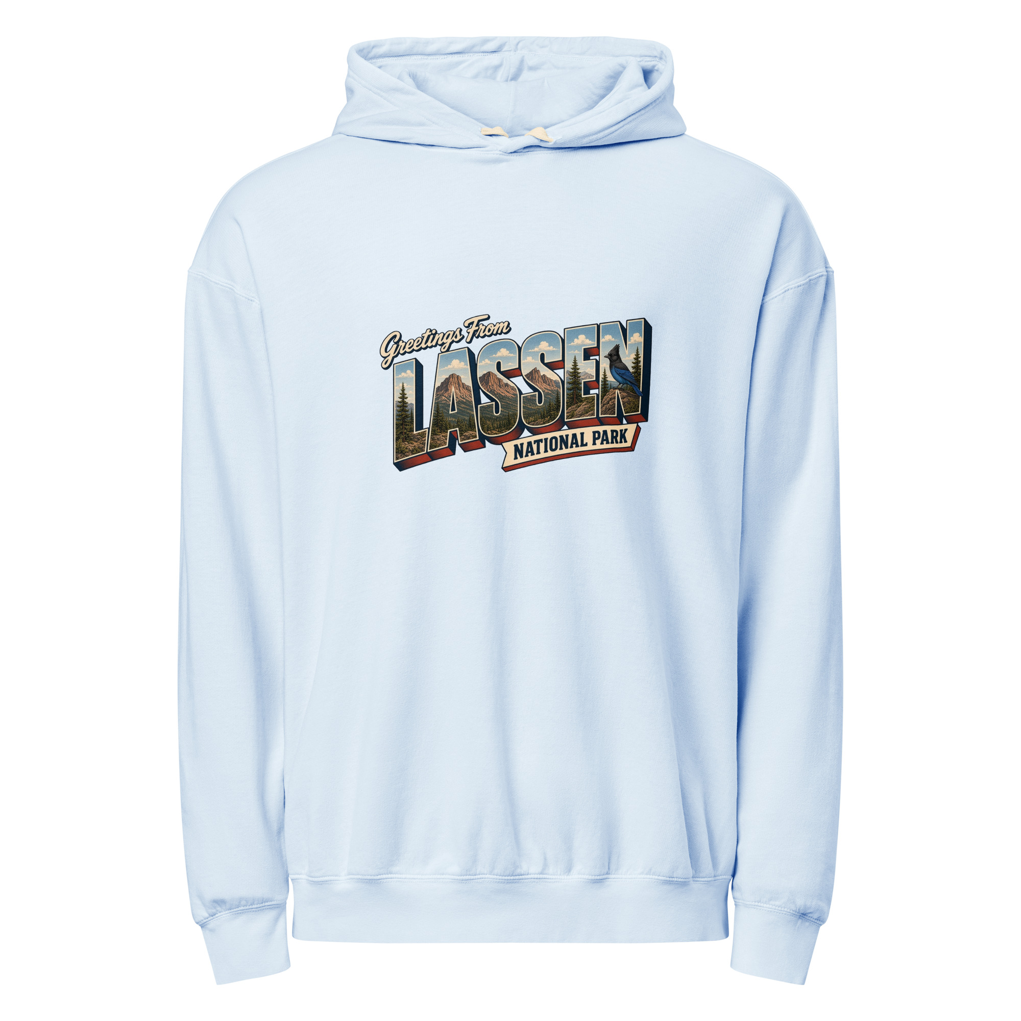 Lassen Volcanic National Park Postcard Hoodie - Image 8