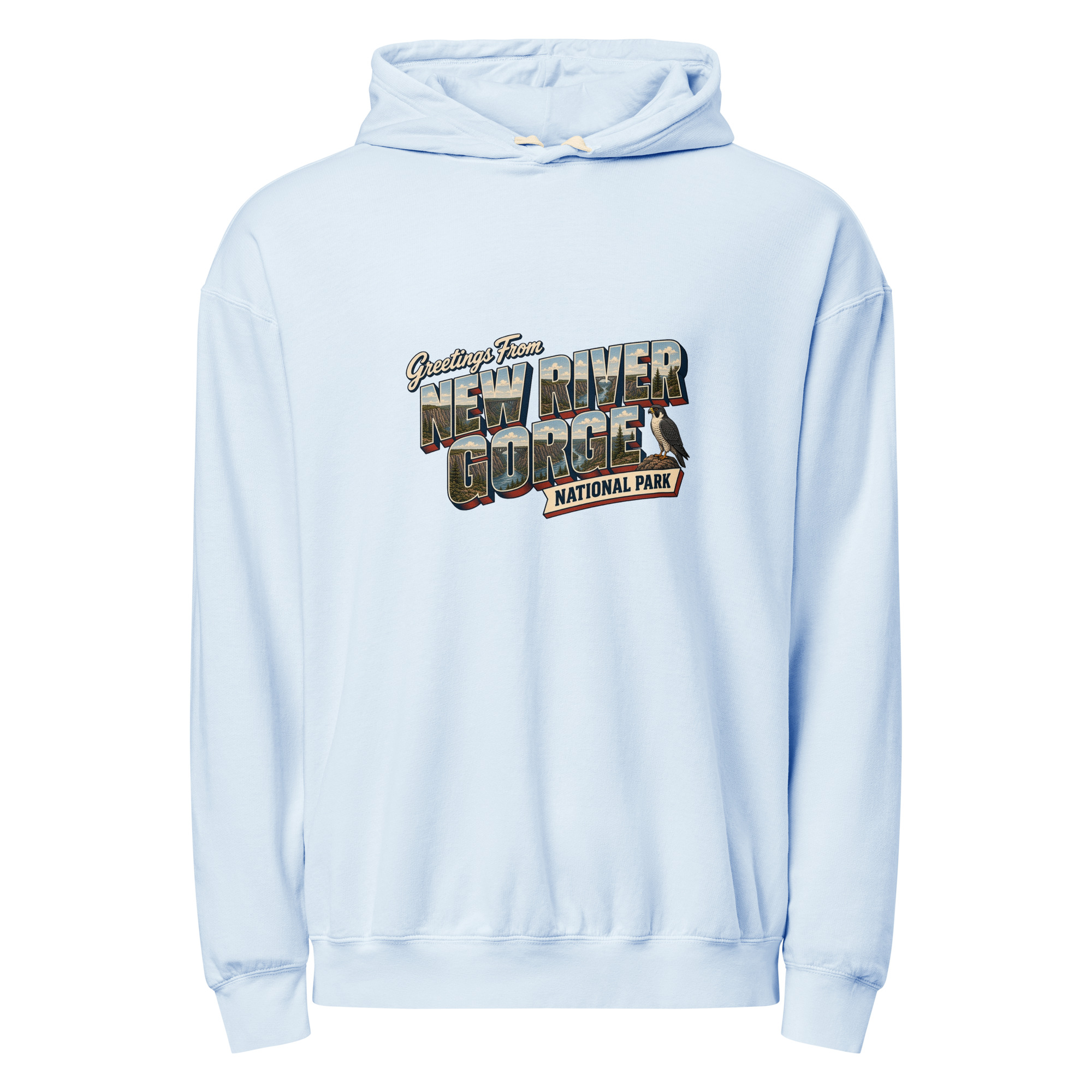 New River Gorge National Park Postcard Hoodie - Image 7