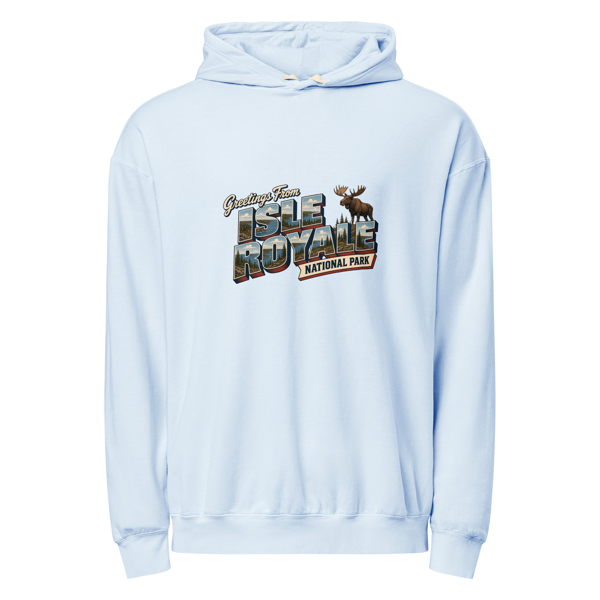 Isle Royale National Park Postcard Hoodie - Image 8