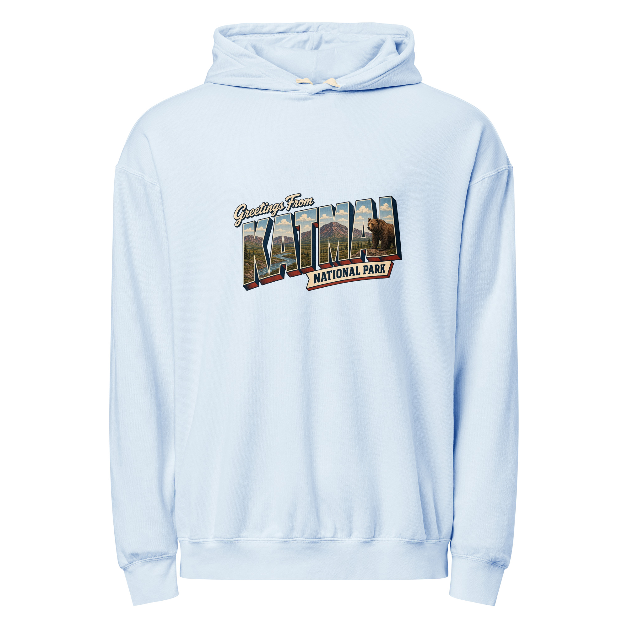 Katmai National Park Postcard Hoodie