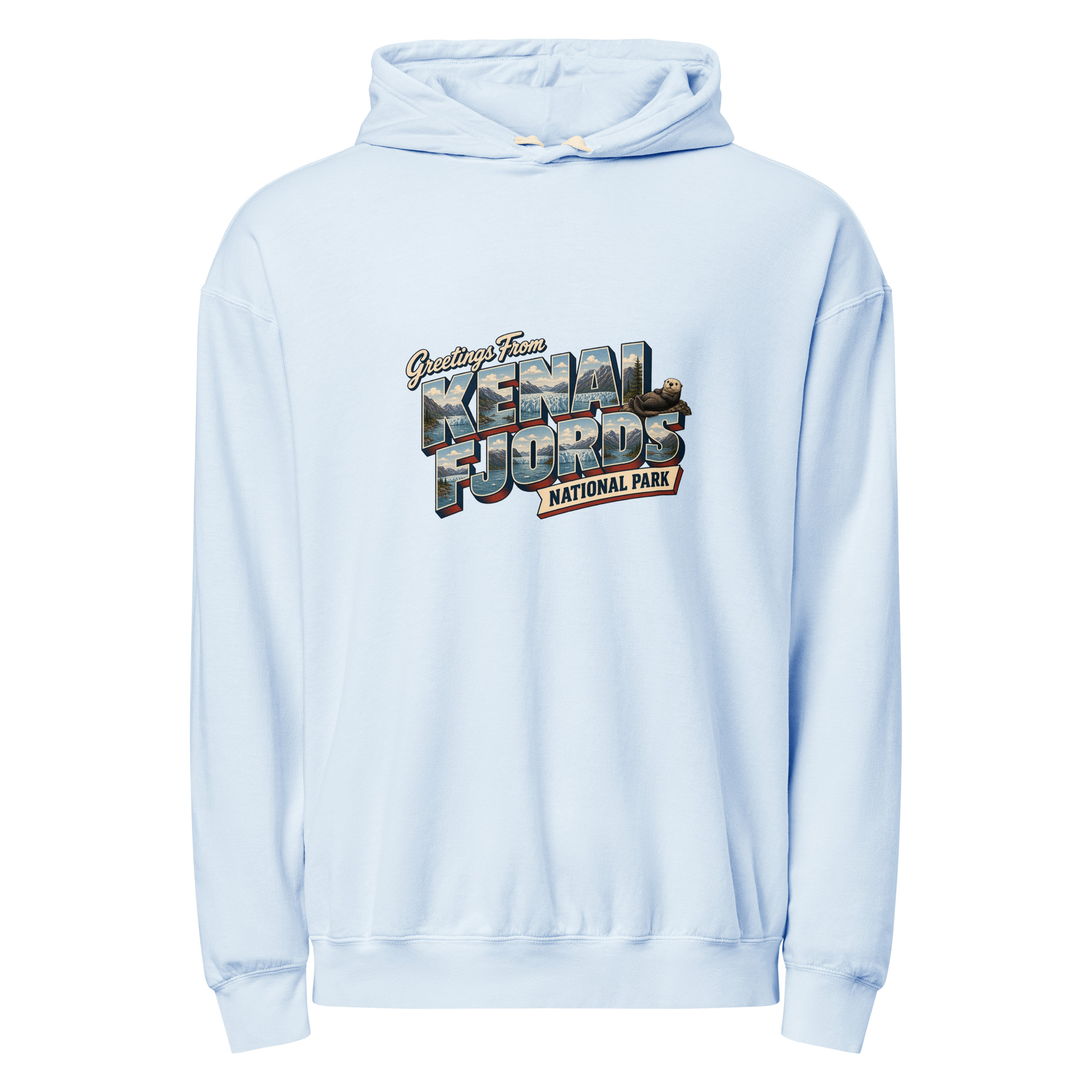Kenai Fjords National Park Postcard Hoodie - Image 8