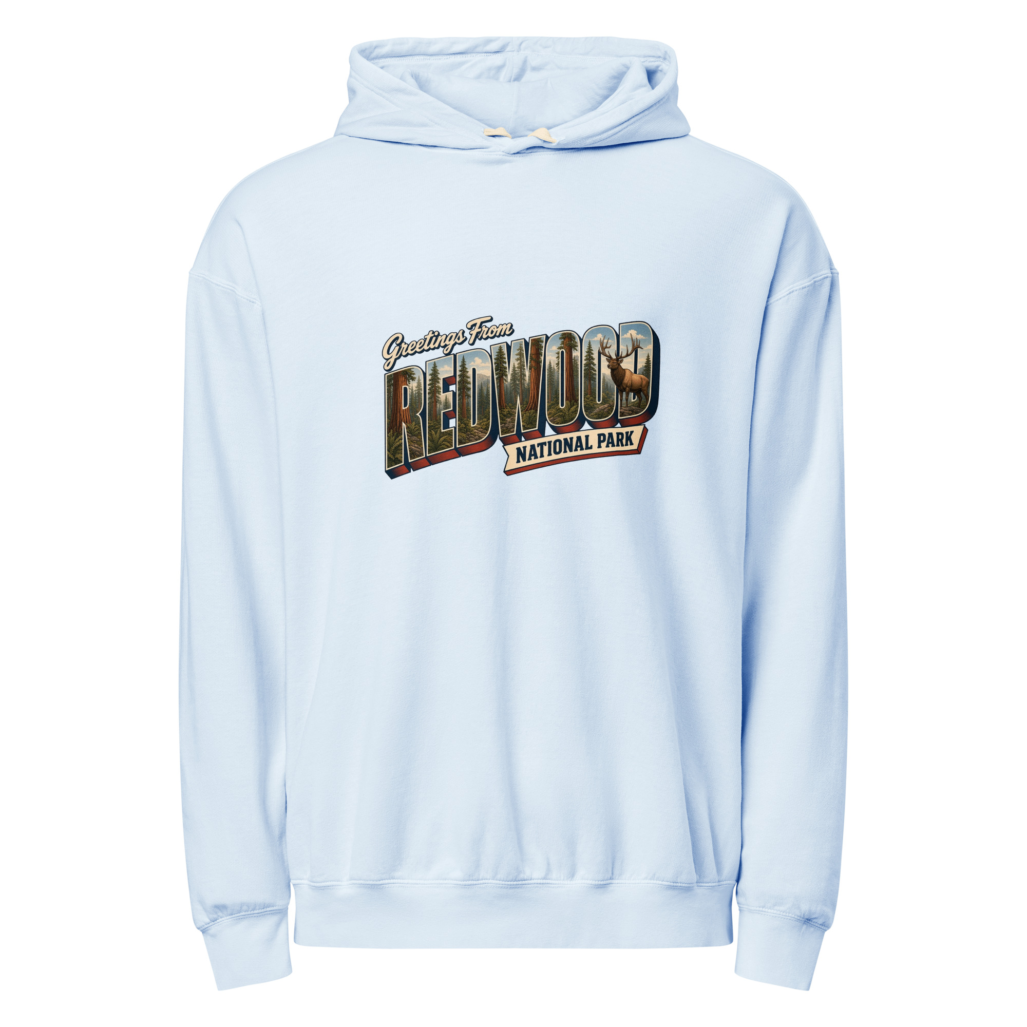 Redwood National Park Postcard Hoodie