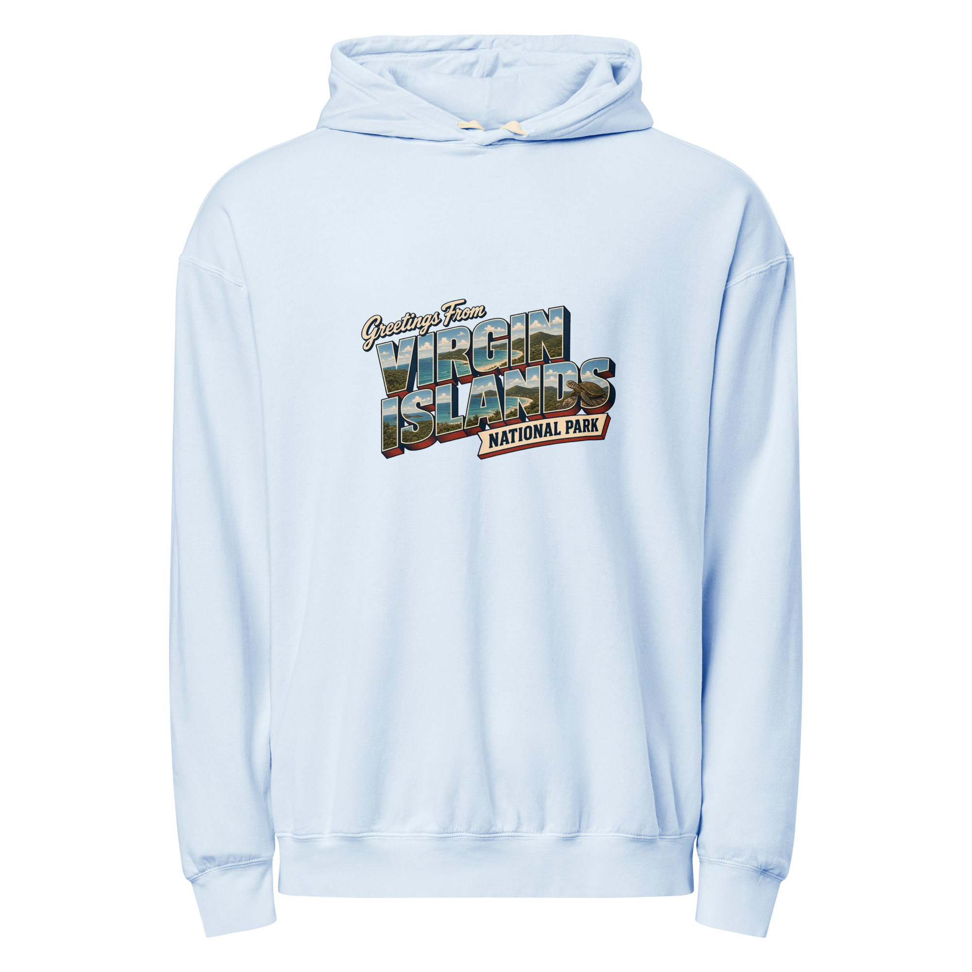 Virgin Islands National Park Postcard Hoodie - Image 7