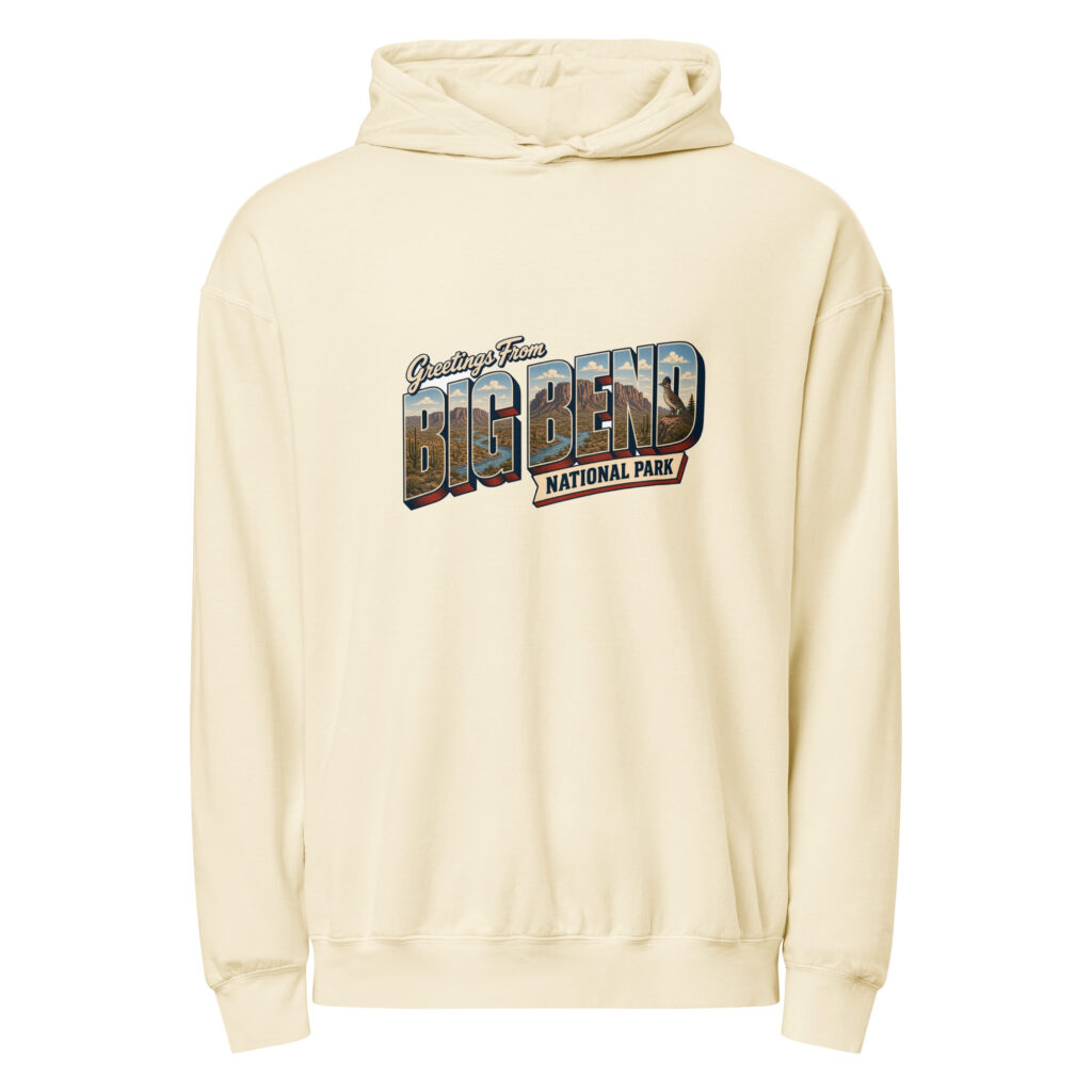 Big Bend National Park Postcard Hoodie