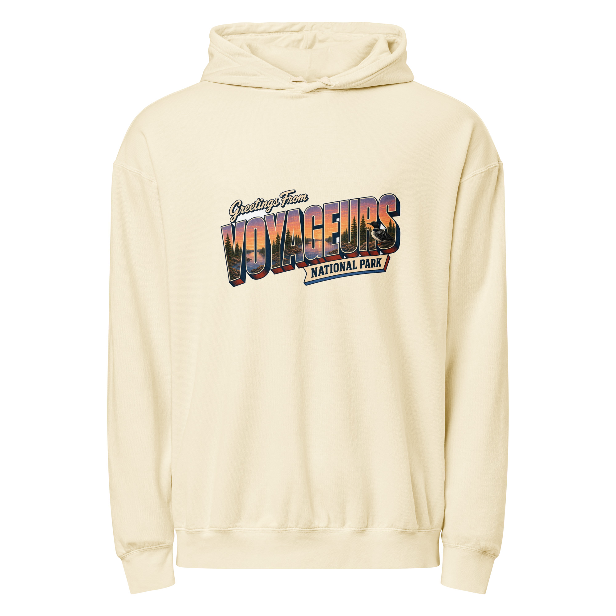 Voyageurs National Park Postcard Hoodie - Image 8