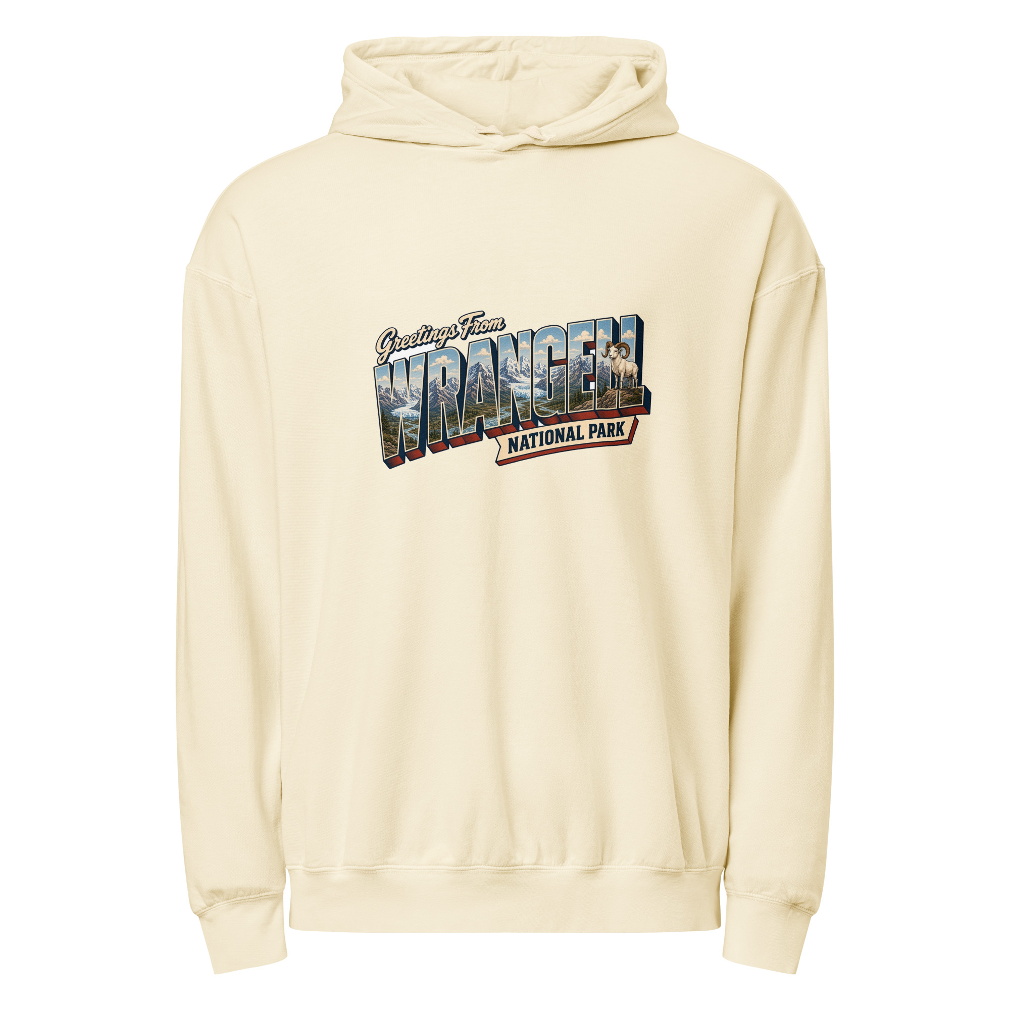 Wrangell–St. Elias National Park Postcard Hoodie - Image 8