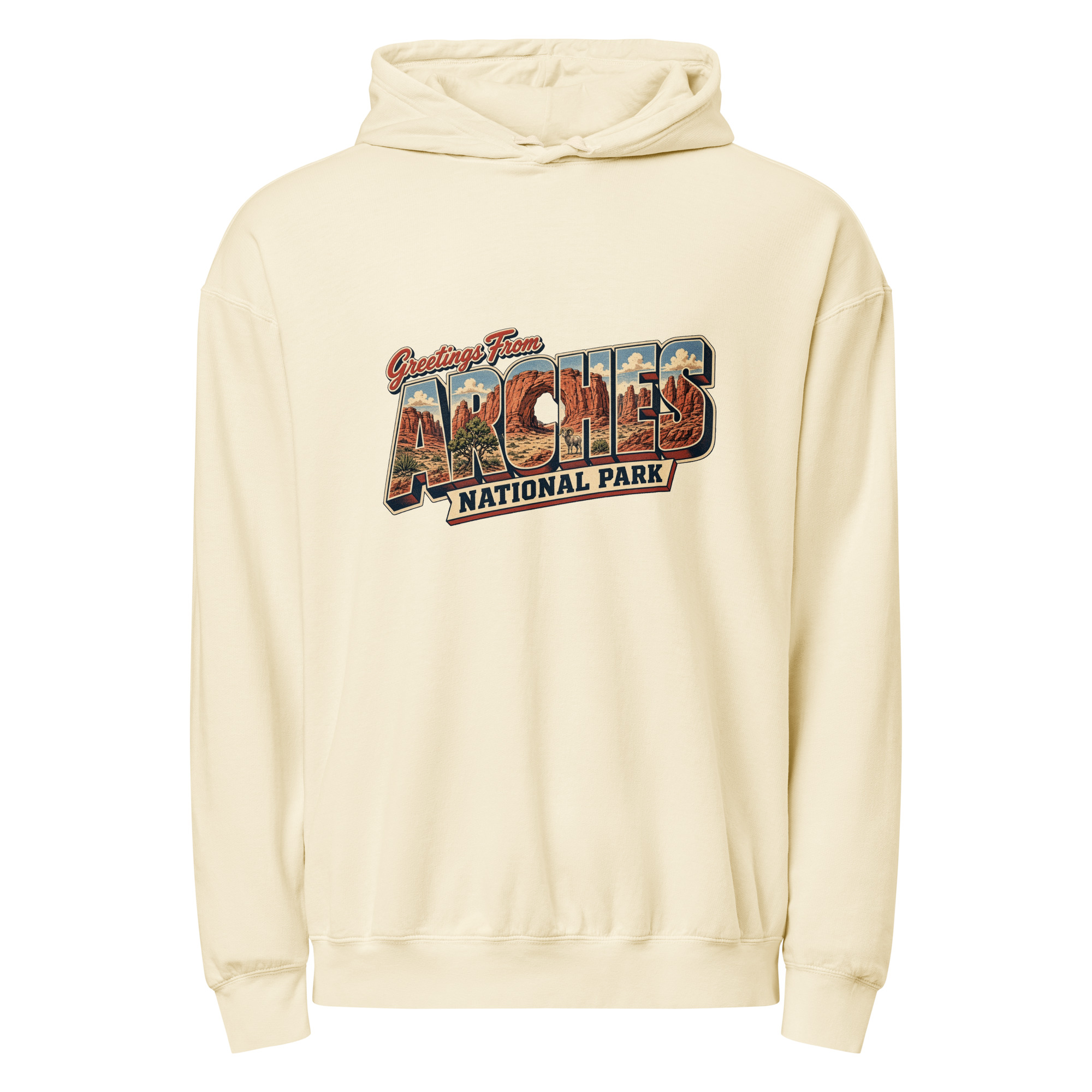 Arches National Park Postcard Hoodie - Image 8