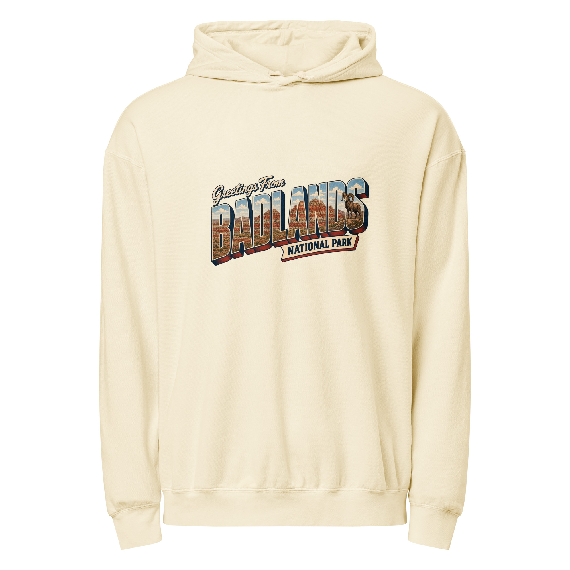 Badlands National Park Postcard Hoodie - Image 8