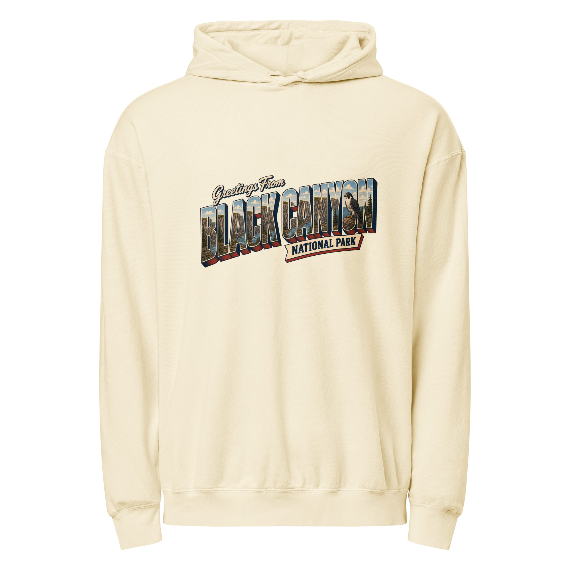 Black Canyon of the Gunnison National Park Postcard Hoodie - Image 8