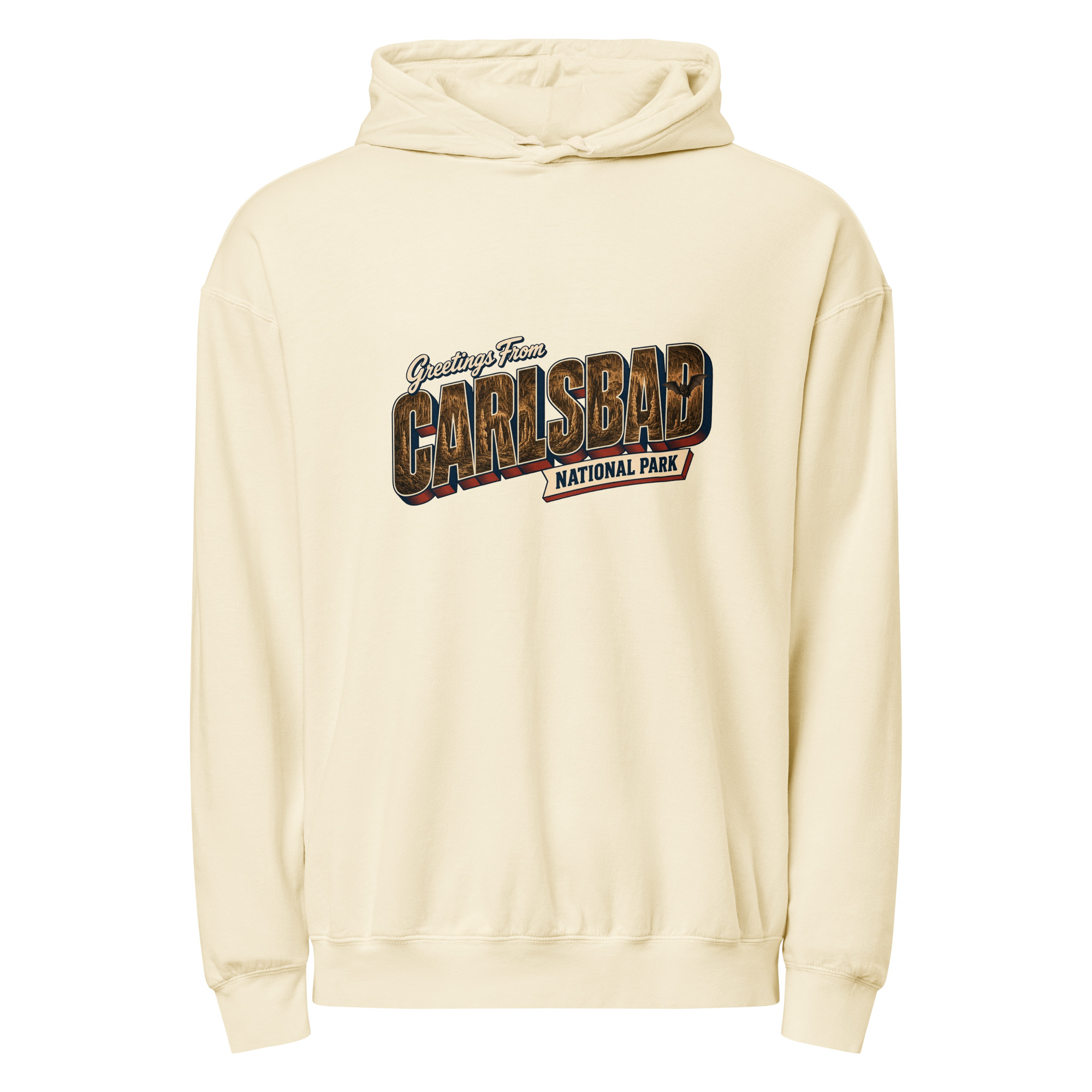 Carlsbad Caverns National Park Postcard Hoodie - Image 8