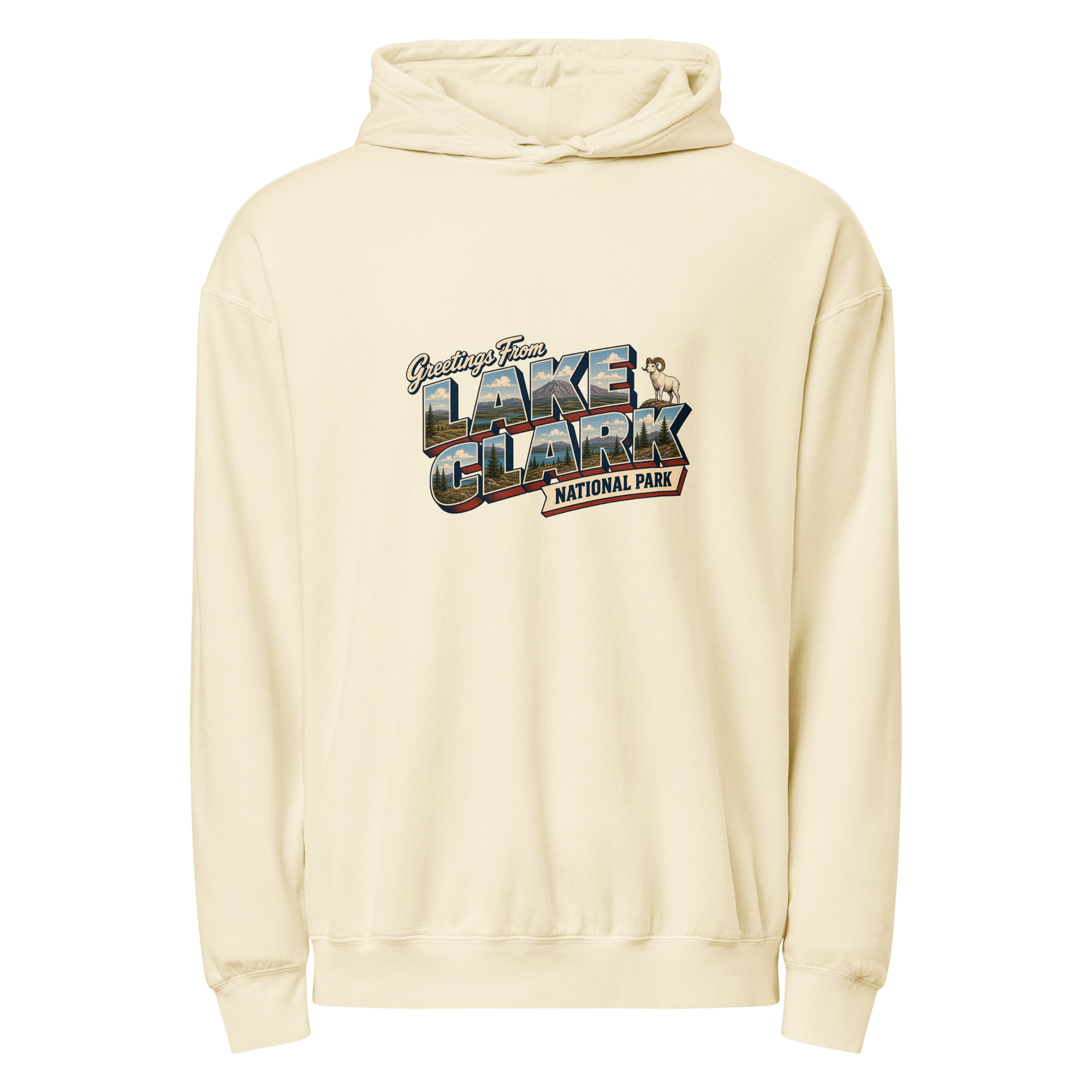 Lake Clark National Park Postcard Hoodie - Image 8