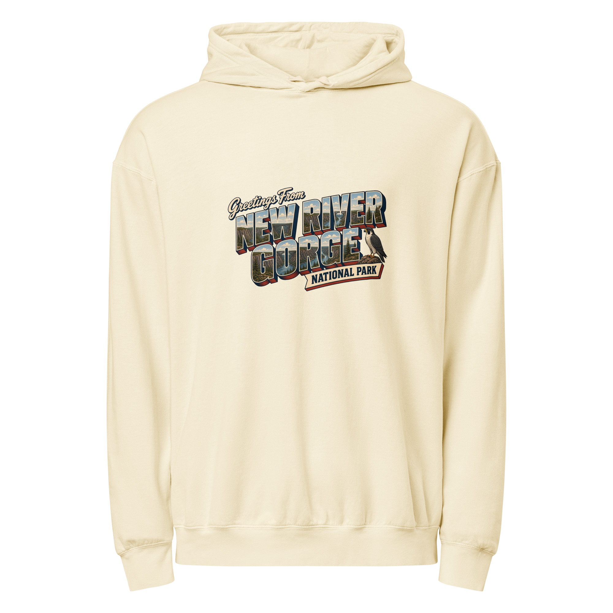 New River Gorge National Park Postcard Hoodie - Image 8