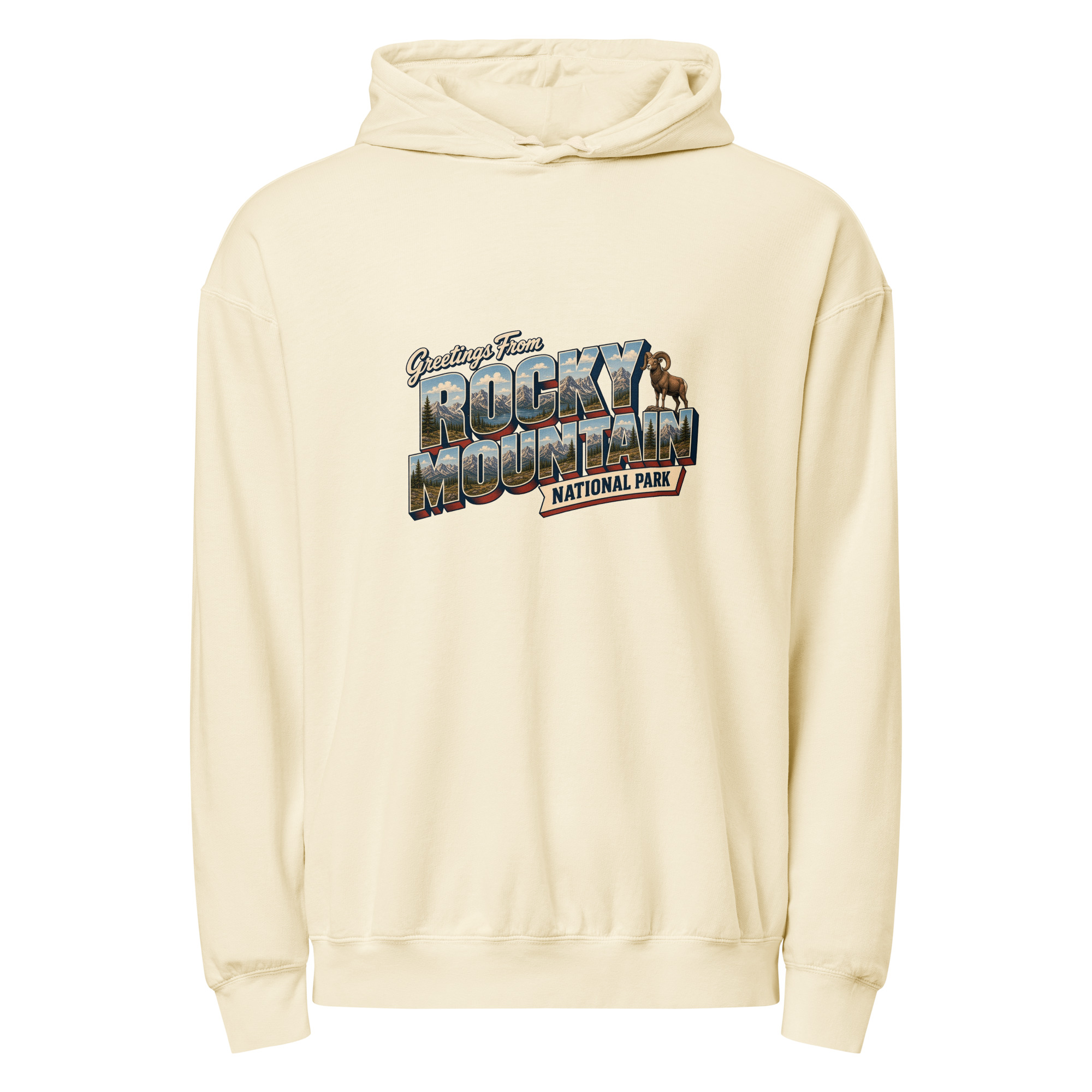 Rocky Mountain National Park Postcard Hoodie - Image 8